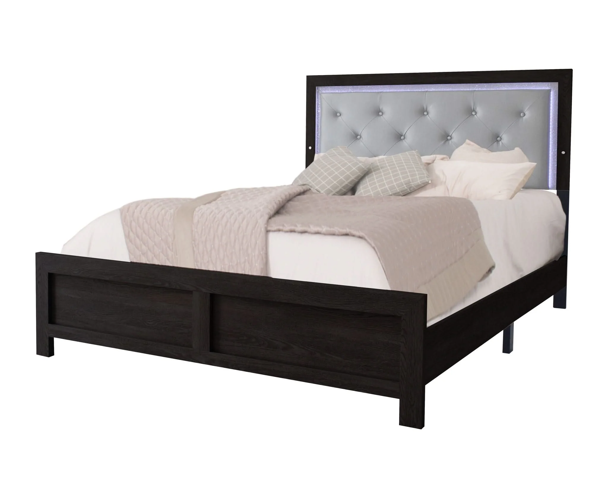 Jaylen - Queen 5 Piece Bedroom Set - Black - Image 4