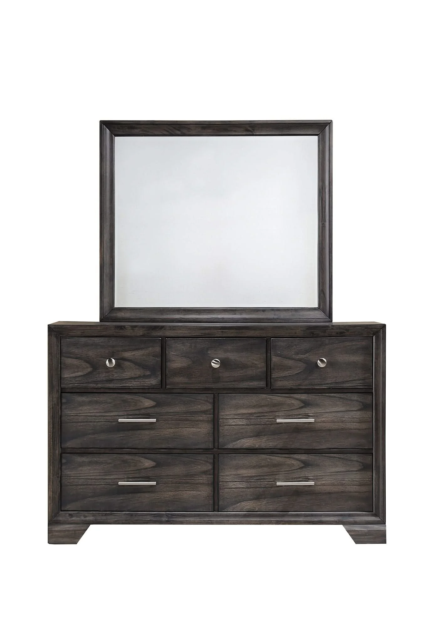 Jaymes - Dresser & Mirror - Gray - Image 2