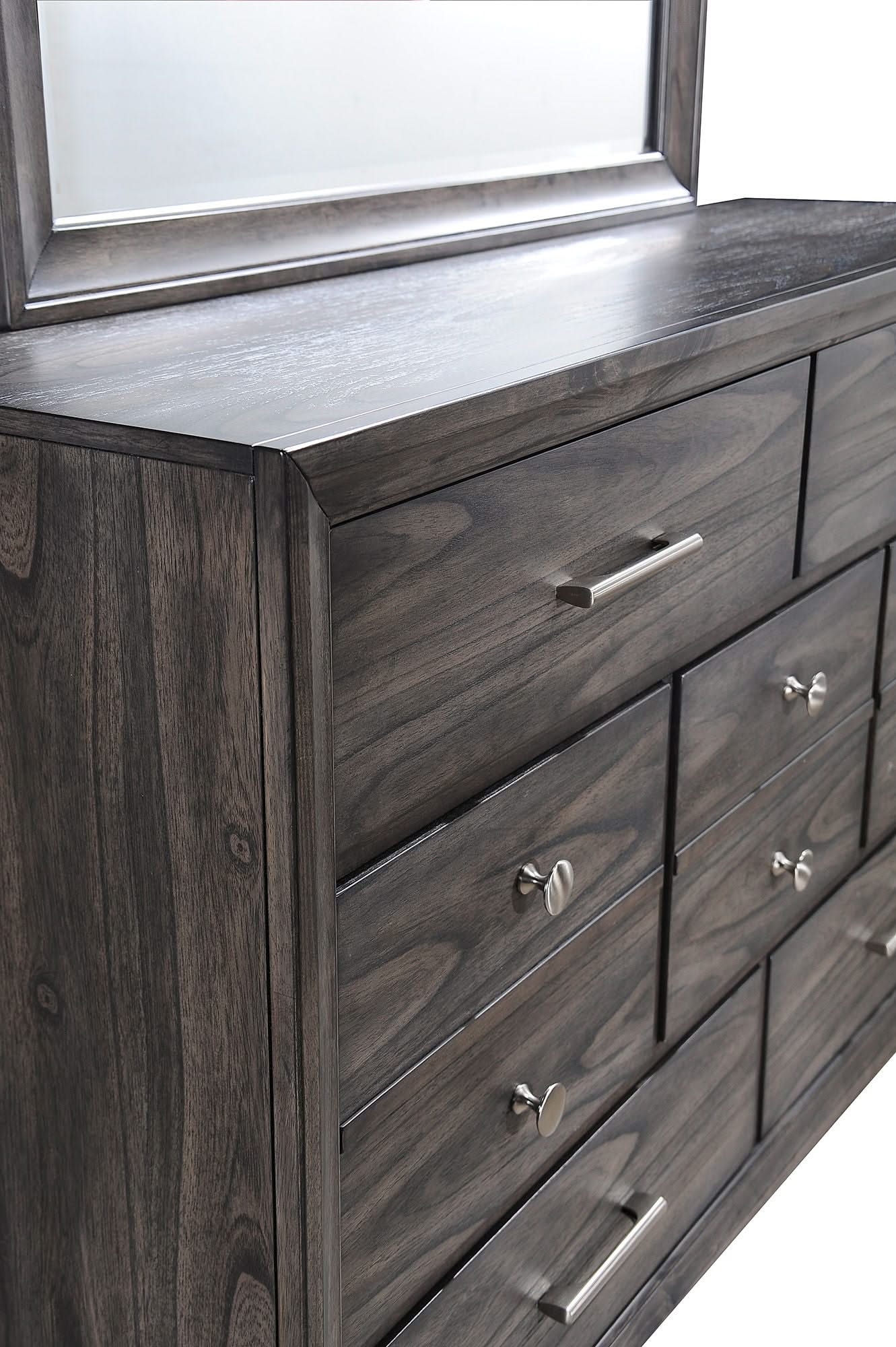 Jaymes - Dresser & Mirror - Gray - Image 3