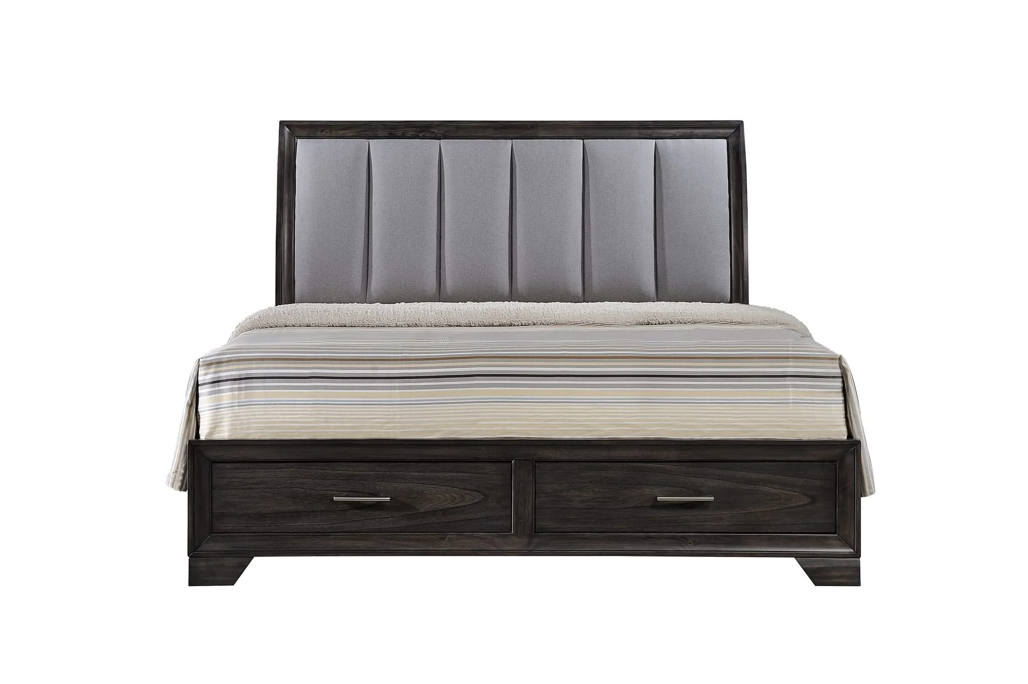 Jaymes - Queen 4 Piece Bedroom Set - Gray - Image 3