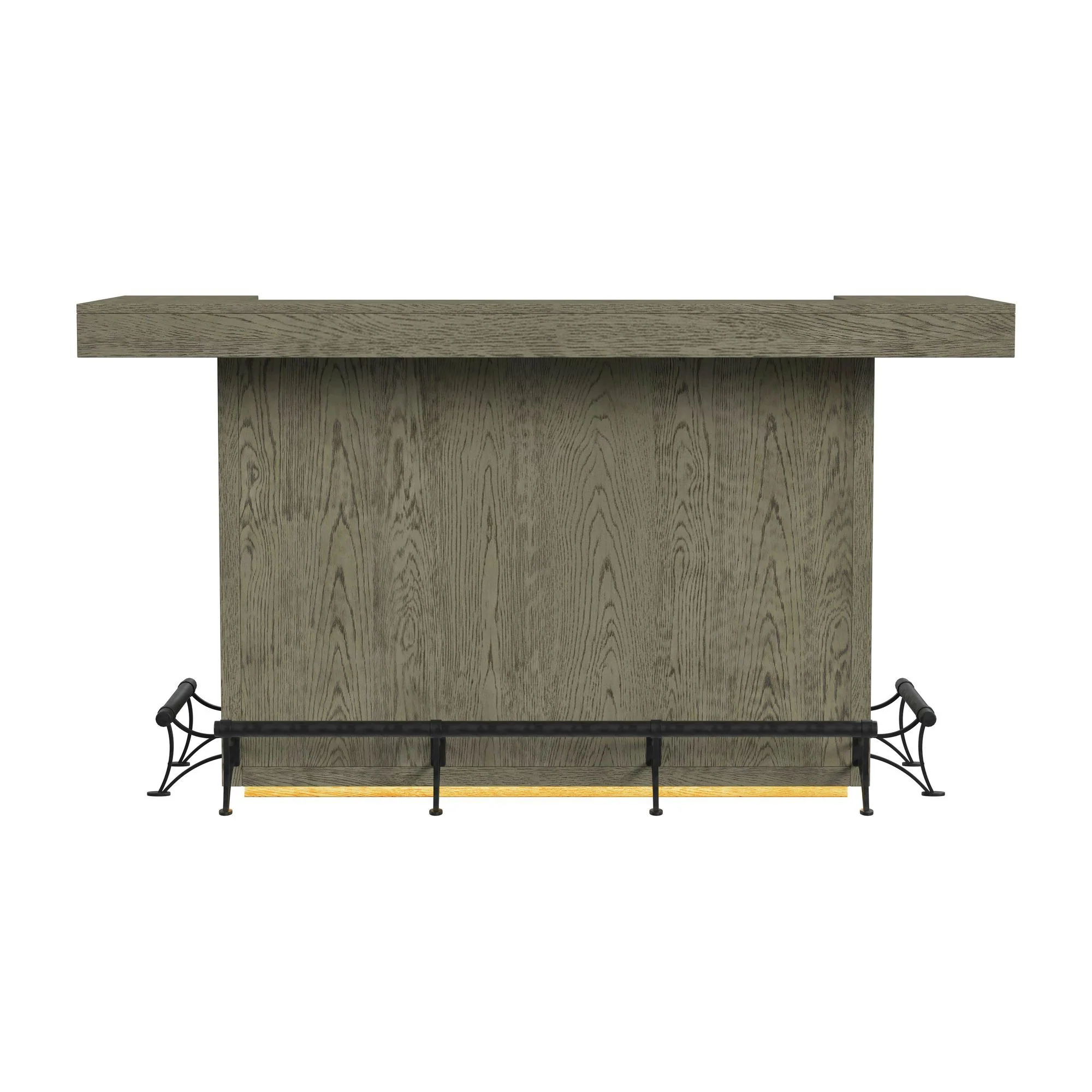 Jemma - Bar Table With Light - Gray And Dark Espresso - Image 4