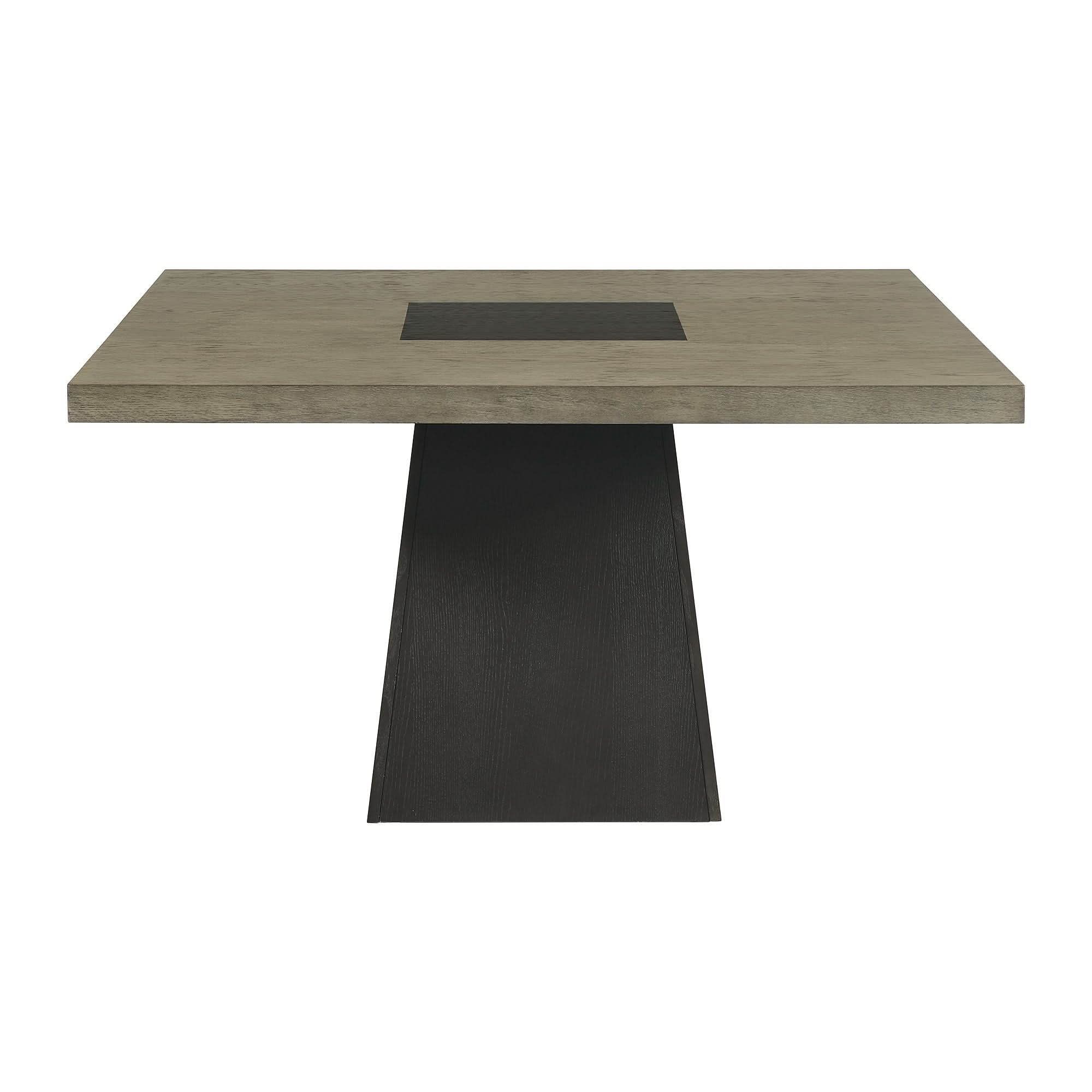 Jemma - Square Dining Table - Gray / Dark Espresso - Image 2