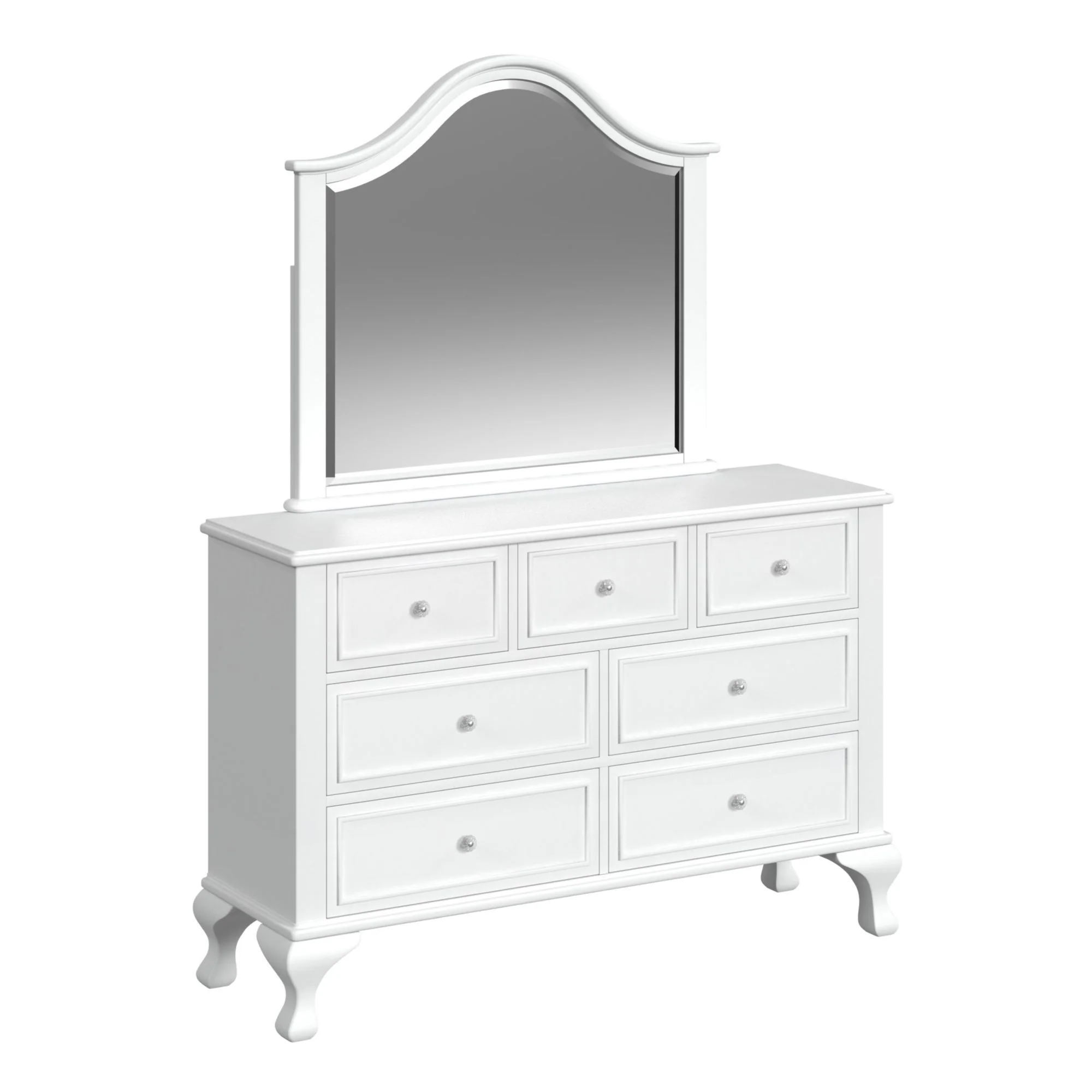 Jesse - 4 Piece Full Panel With Trundle Bedroom Set - White - Image 2