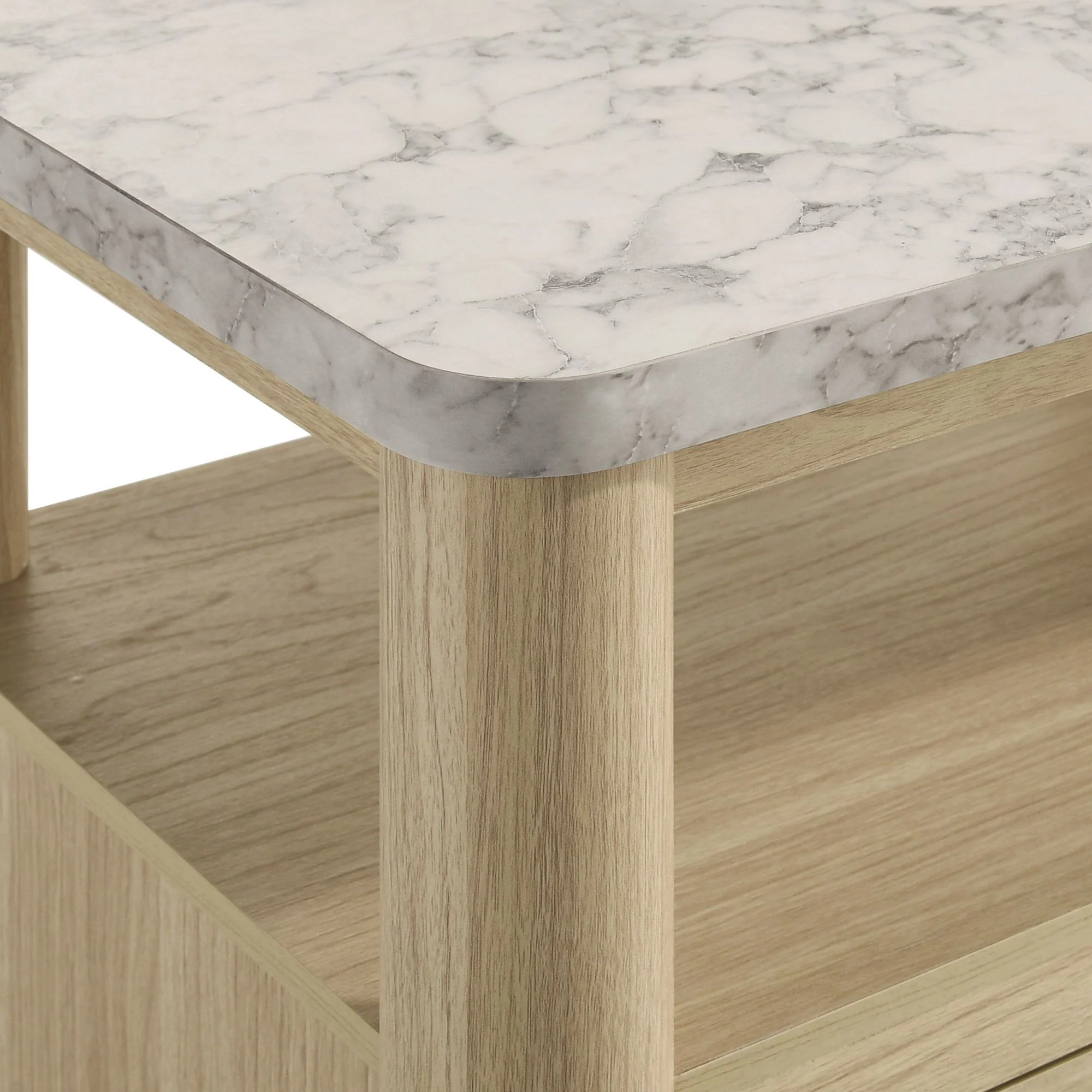 Jonas - Nightstand With USB - Natural - Image 3