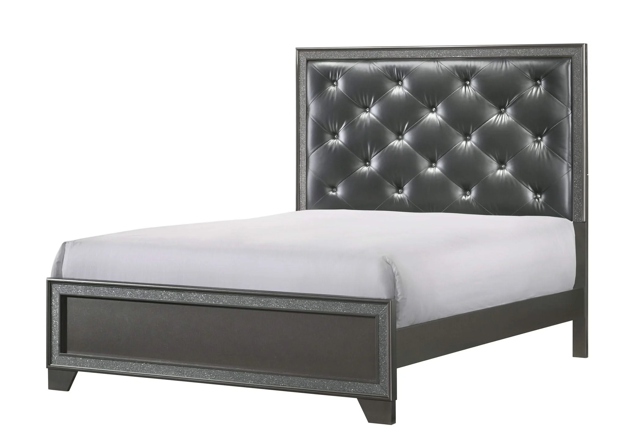 Kaia - Queen Bed - Dark Gray