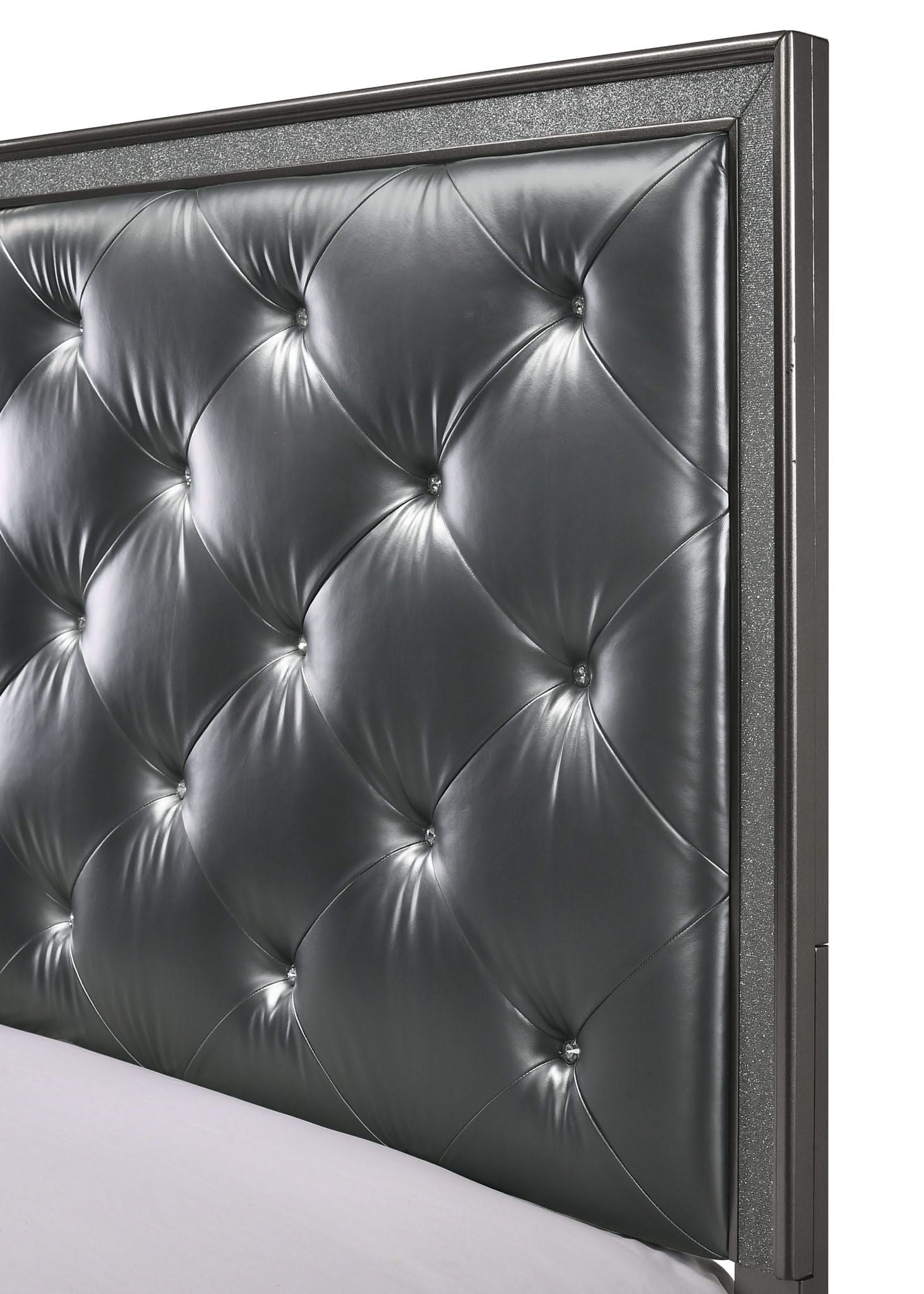 Kaia - Queen Bed - Dark Gray - Image 4