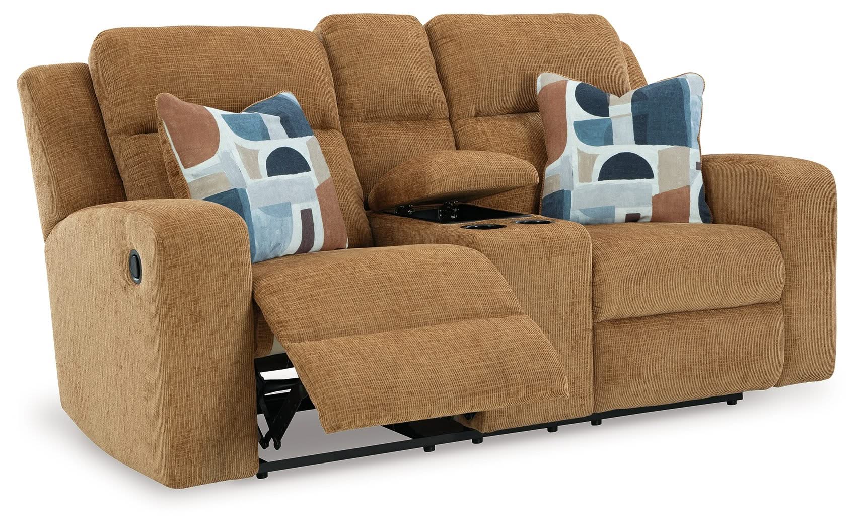 Kanlow - Dbl Reclining Loveseat With Console - Image 2