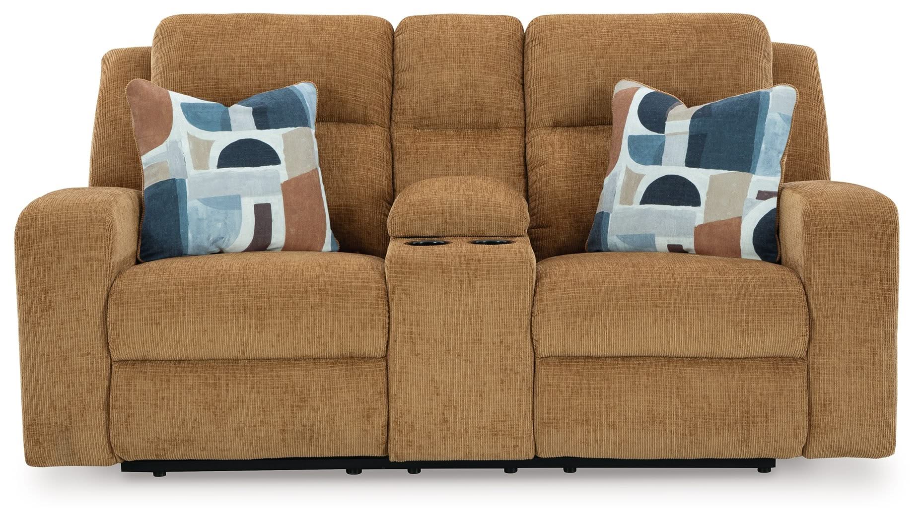 Kanlow - Dbl Reclining Loveseat With Console - Image 3
