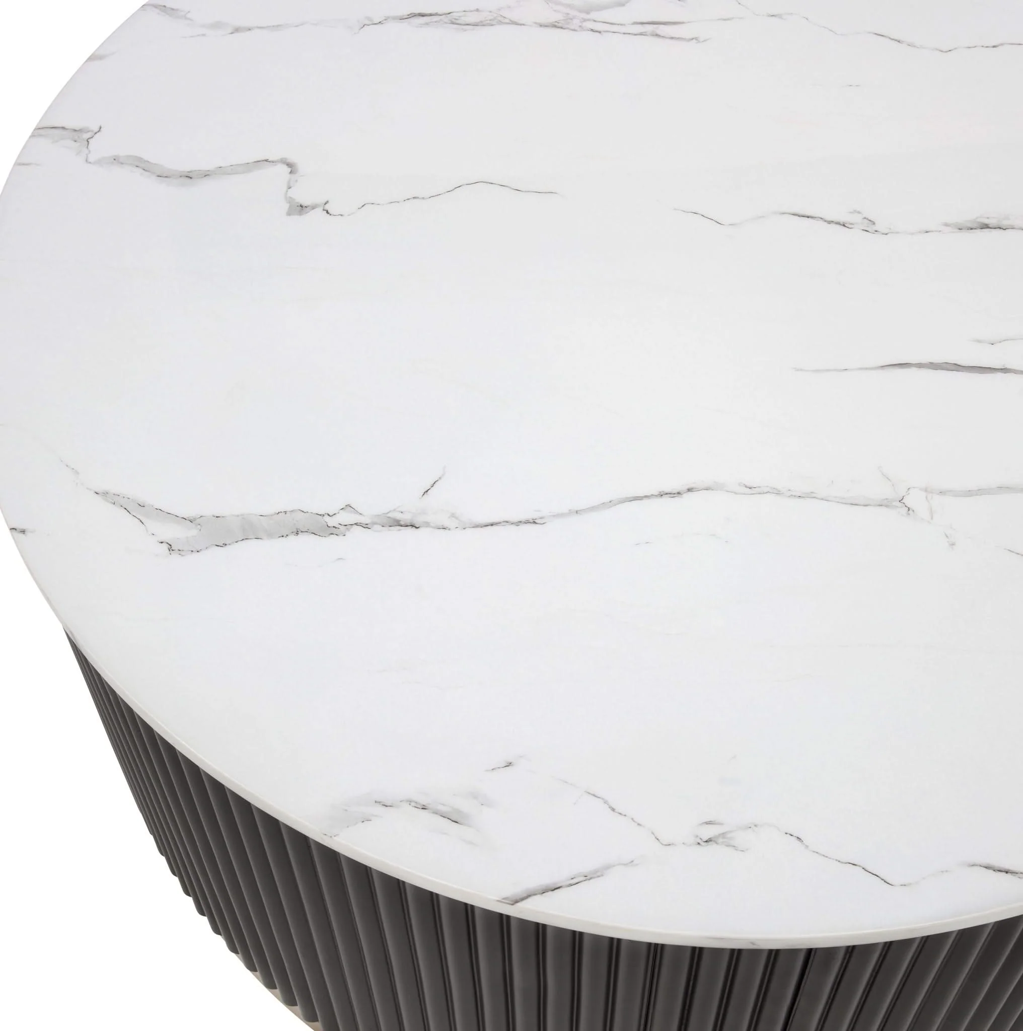Kara - End Table - Black / White - Image 3