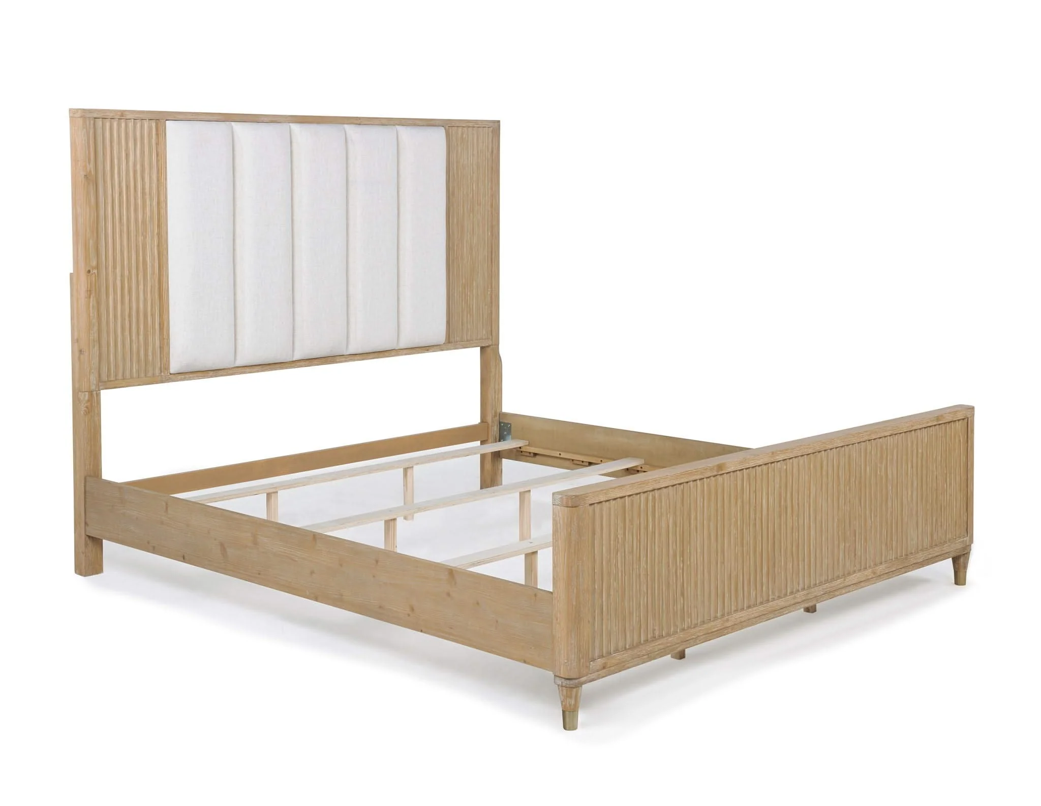 Kara - King 5 Piece Bedroom Set - Cerused Natural - Image 3