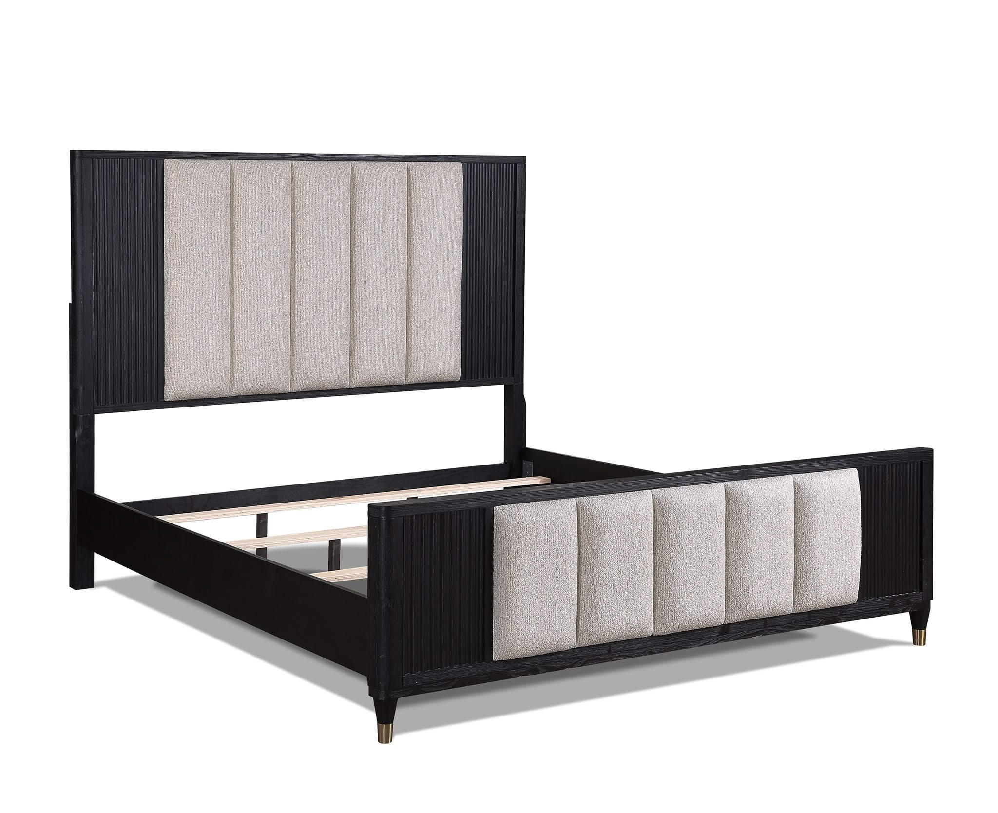 Kara - Queen Bed - Black - Image 2