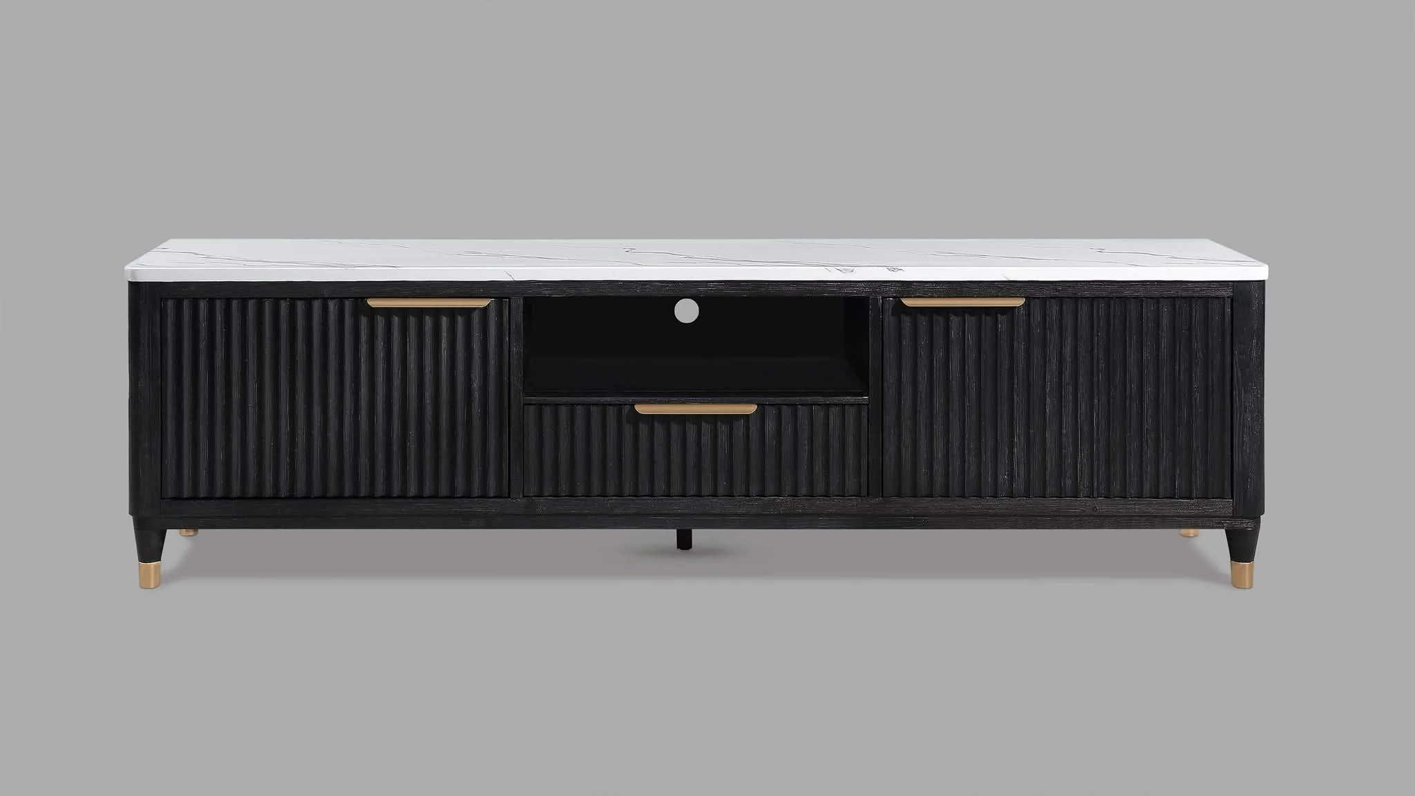 Kara - TV Stand - Black - Image 4