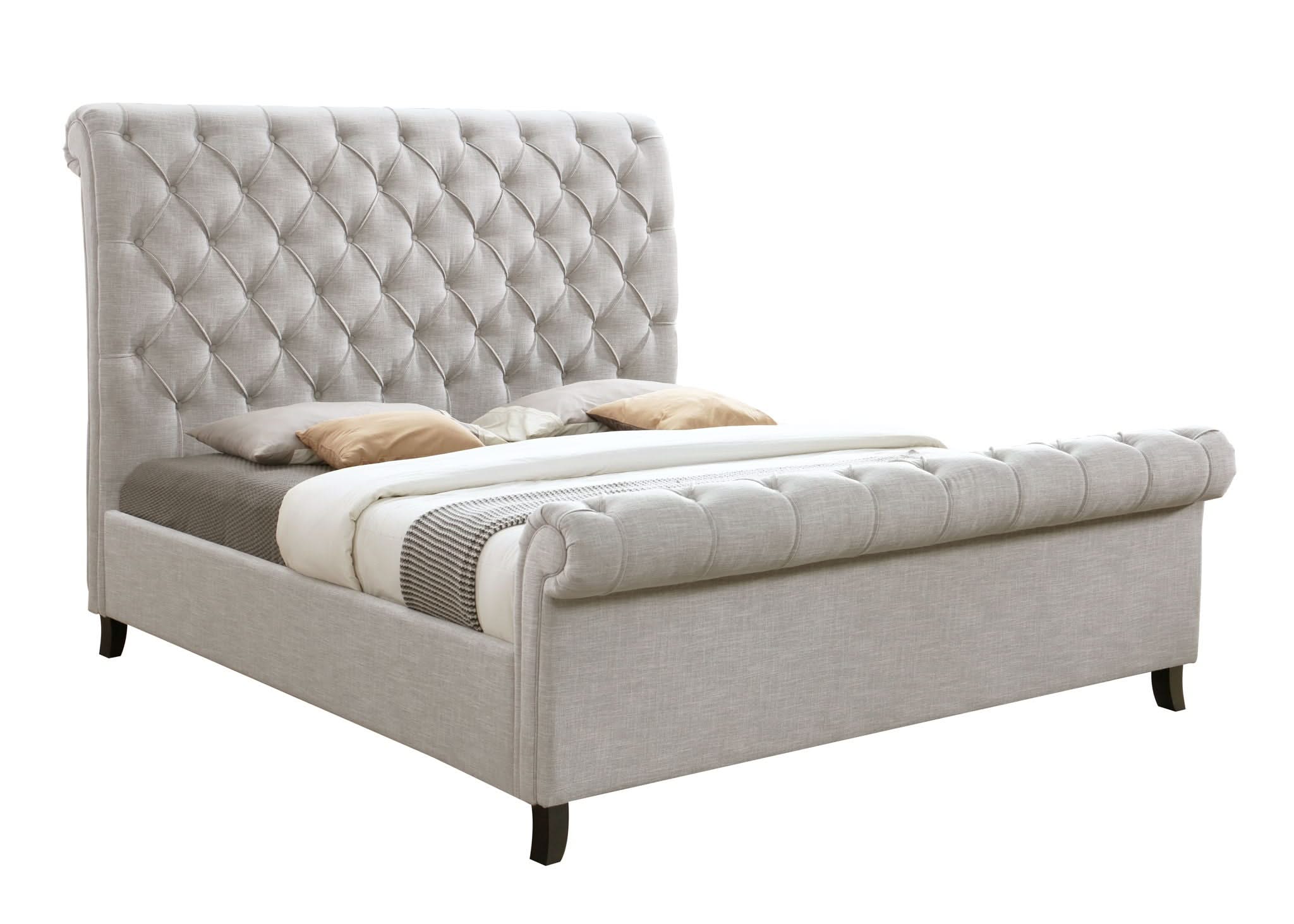 Kate - Upholstered King Bed - Gray - Image 3