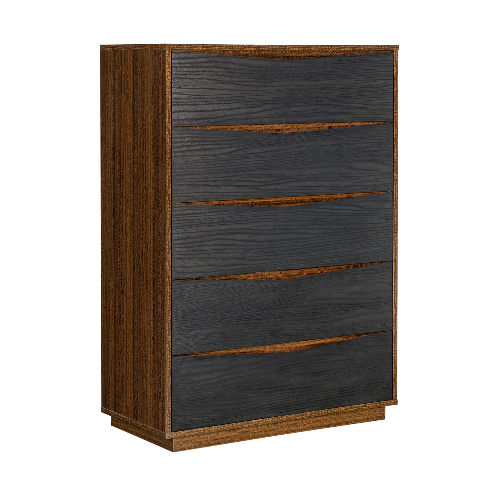 Kayner - 5-Drawer Chest - Charcoal - Image 2