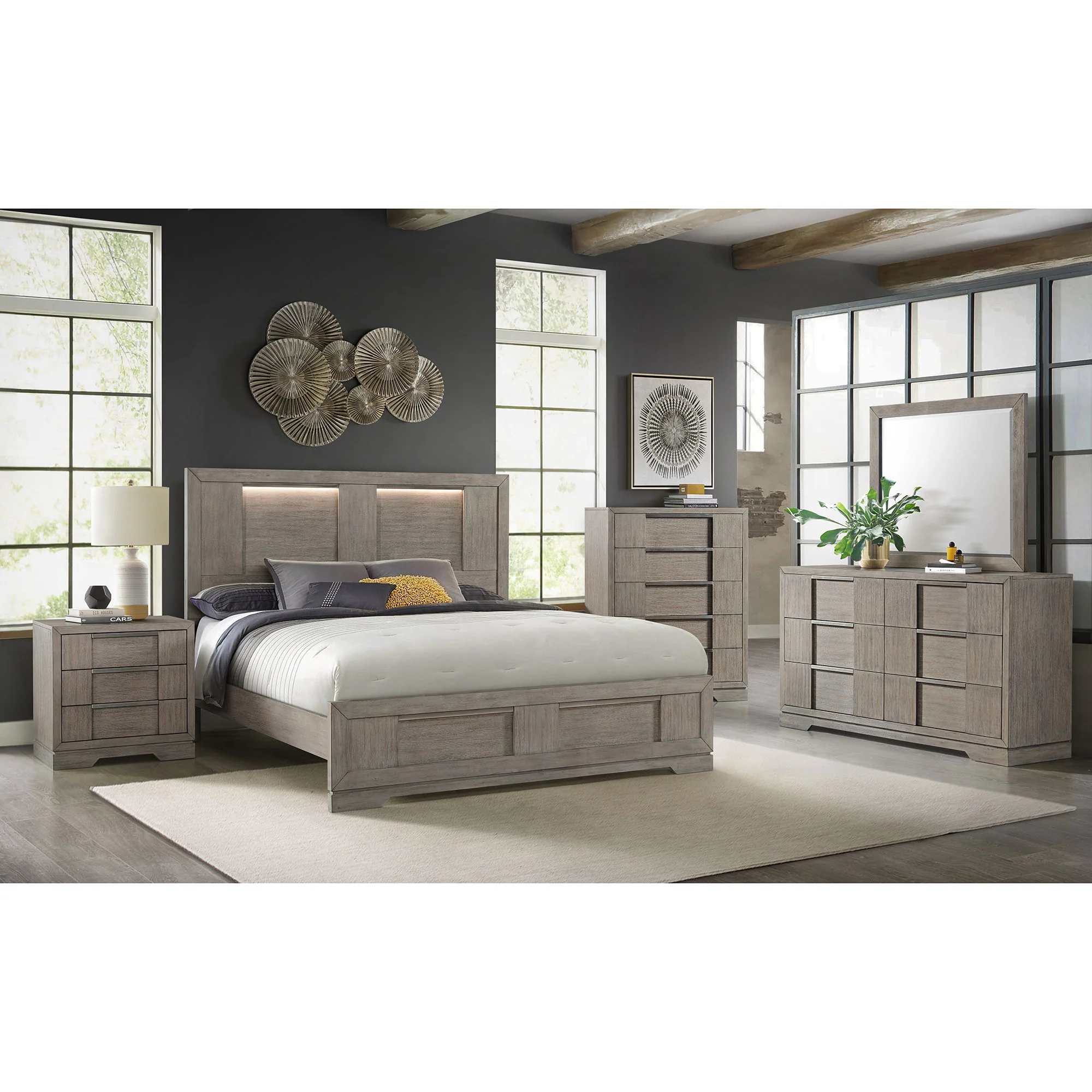 Kelis - 5 Drawer Chest - Gray - Image 4