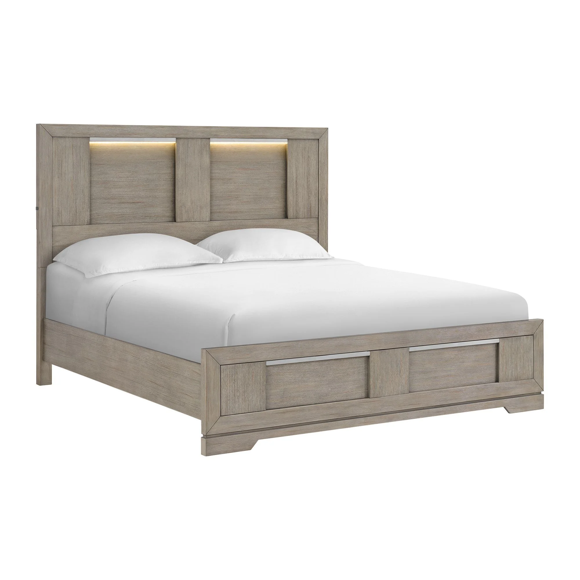 Kelis - Panel Bedroom Set With LED - Image 4