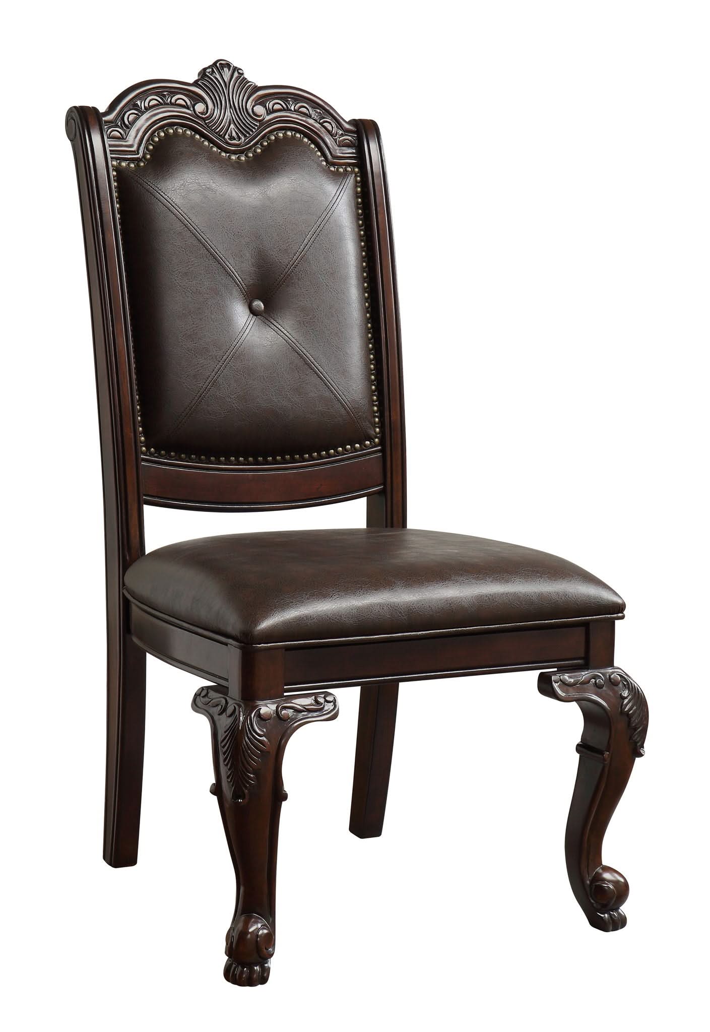 Kiera - 5 Piece Dining Room Set - Cherry - Image 2