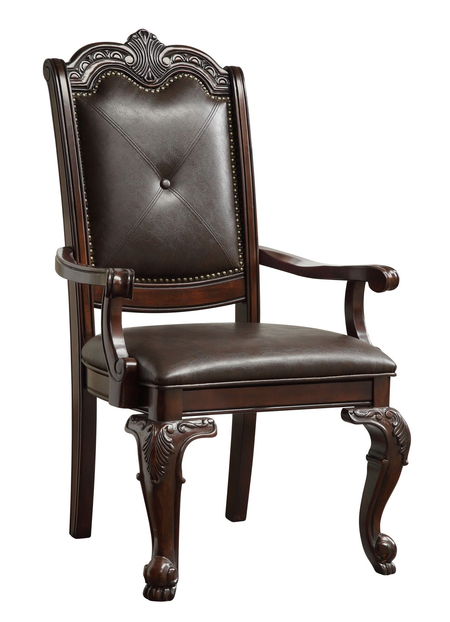 Kiera - Arm Chair (Set of 2) - Cherry