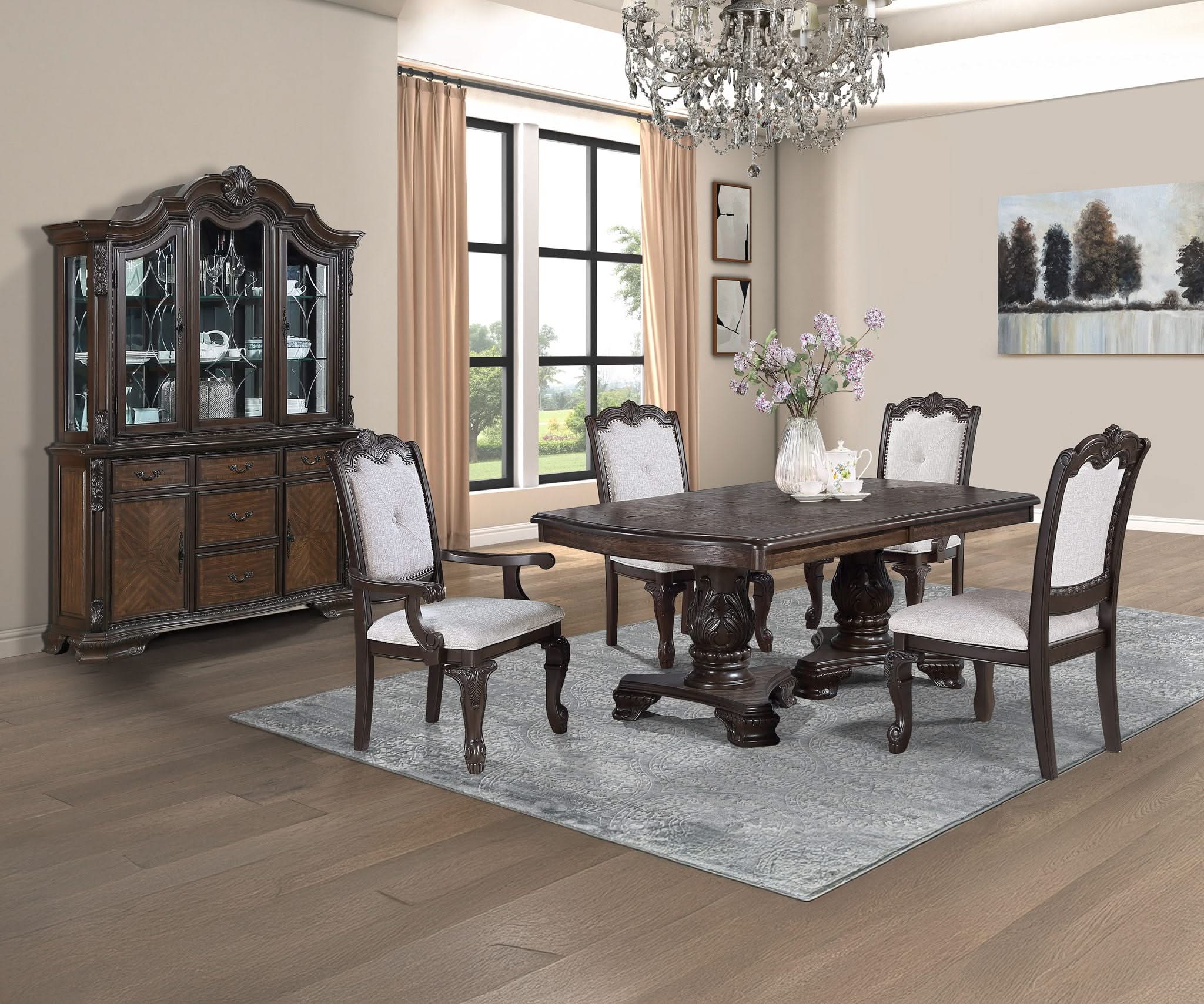 Kiera - Side Chair (Set of 2) - Cherry Brown - Image 2