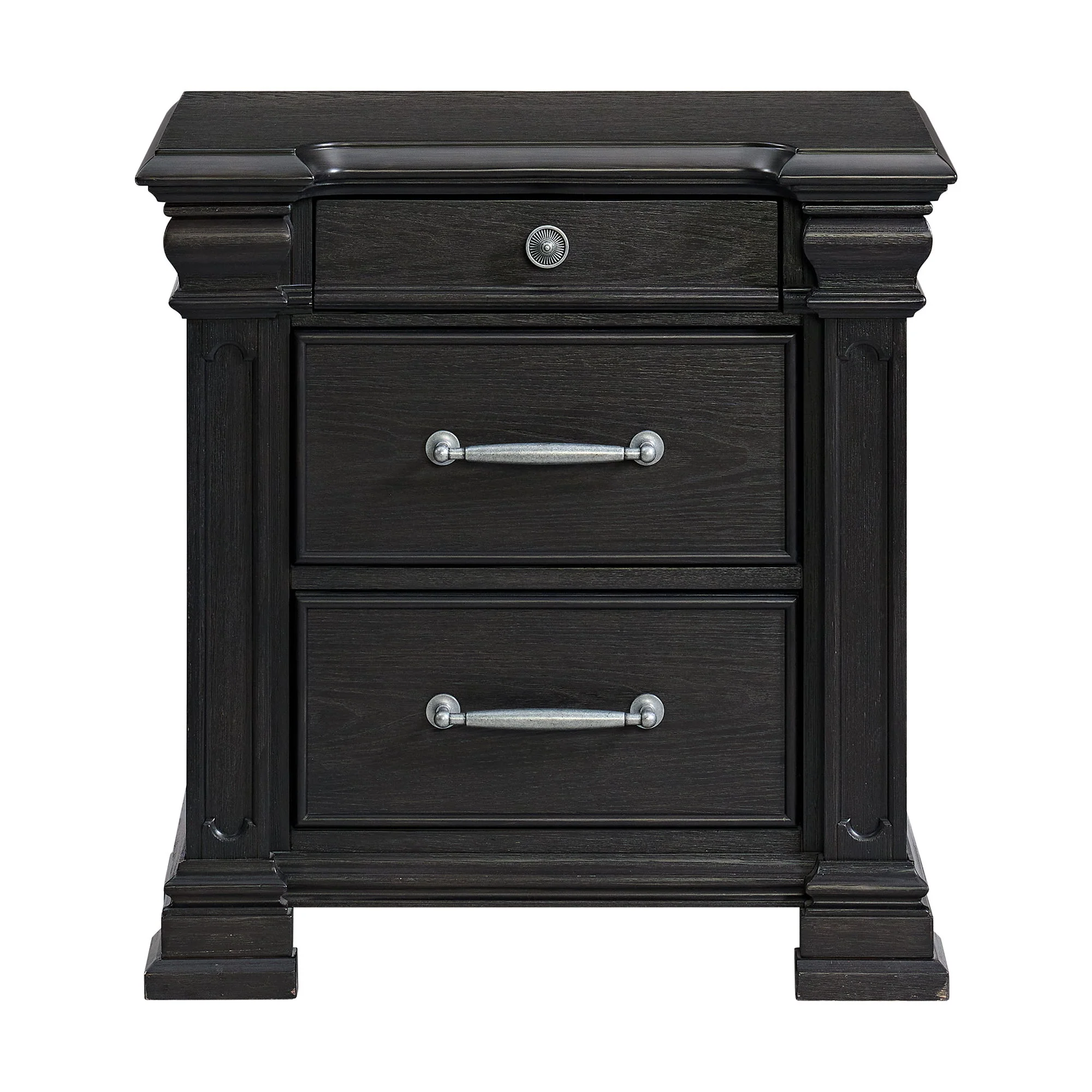 Kings Court - 3-Drawer Nightstand (Sliding Top) - Image 4