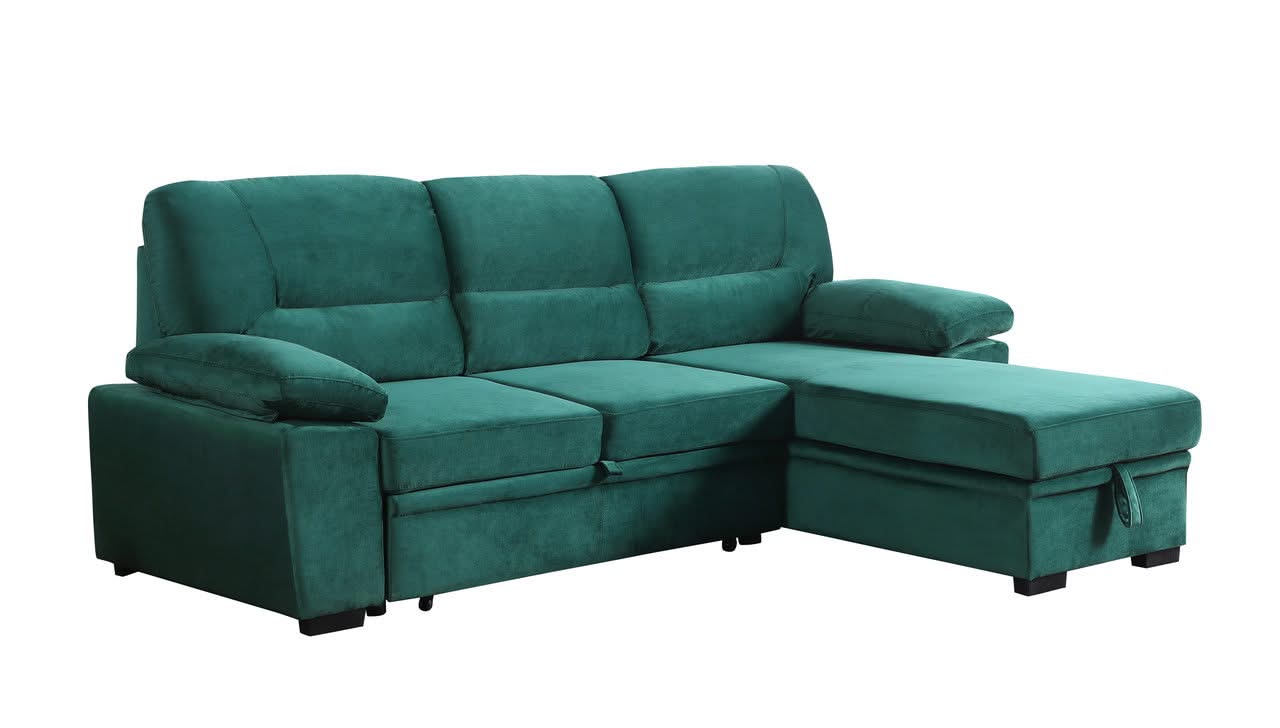Kipling - Reversible Sleeper Sectional Sofa Chaise - Image 5