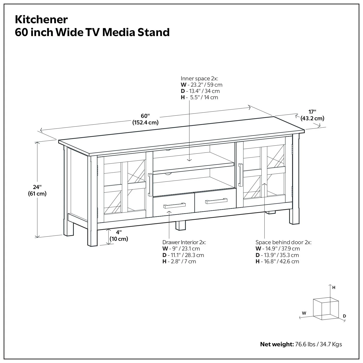 Kitchener - Handcrafted TV Media Stand - Image 8