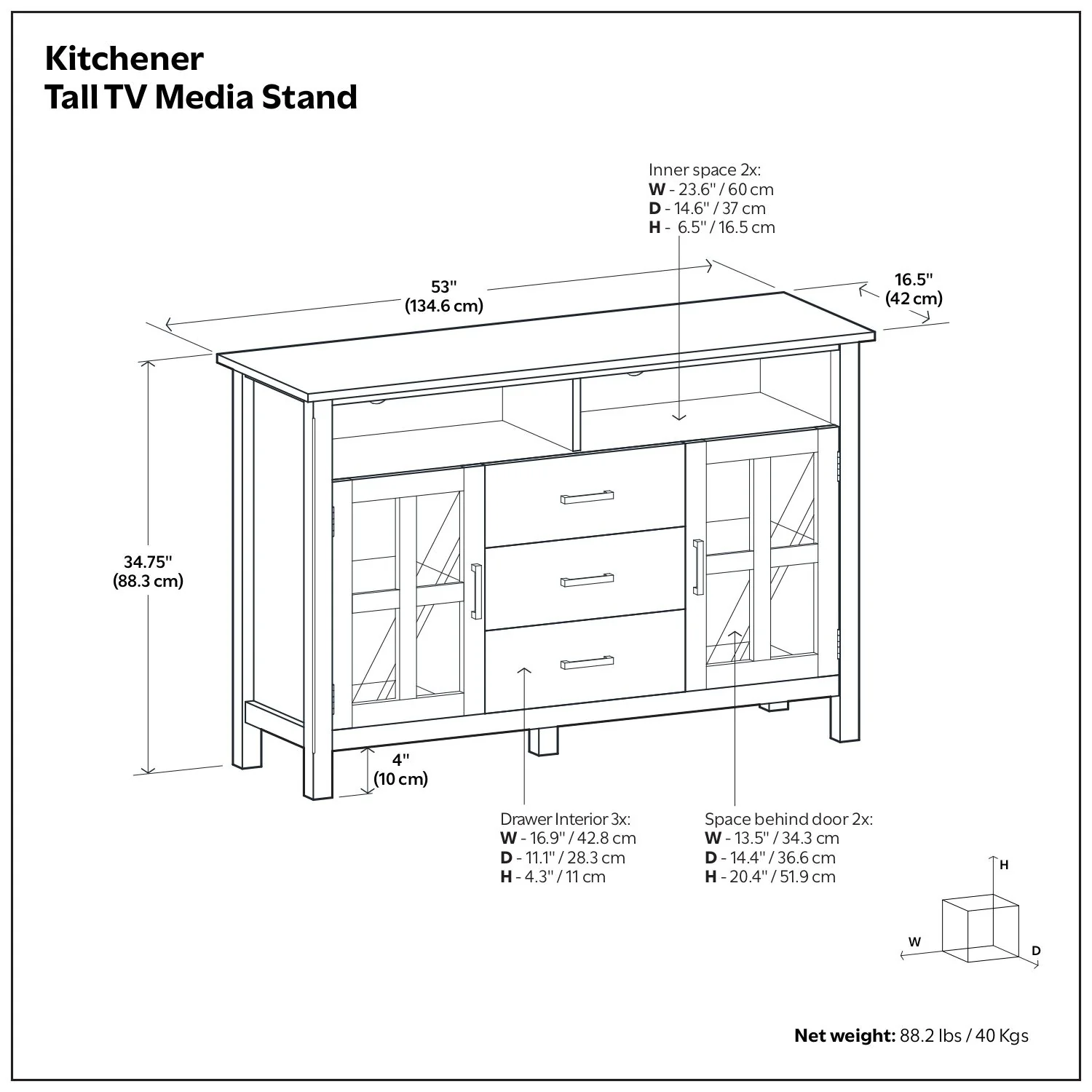 Kitchener - Handcrafted TV Media Stand - Image 9