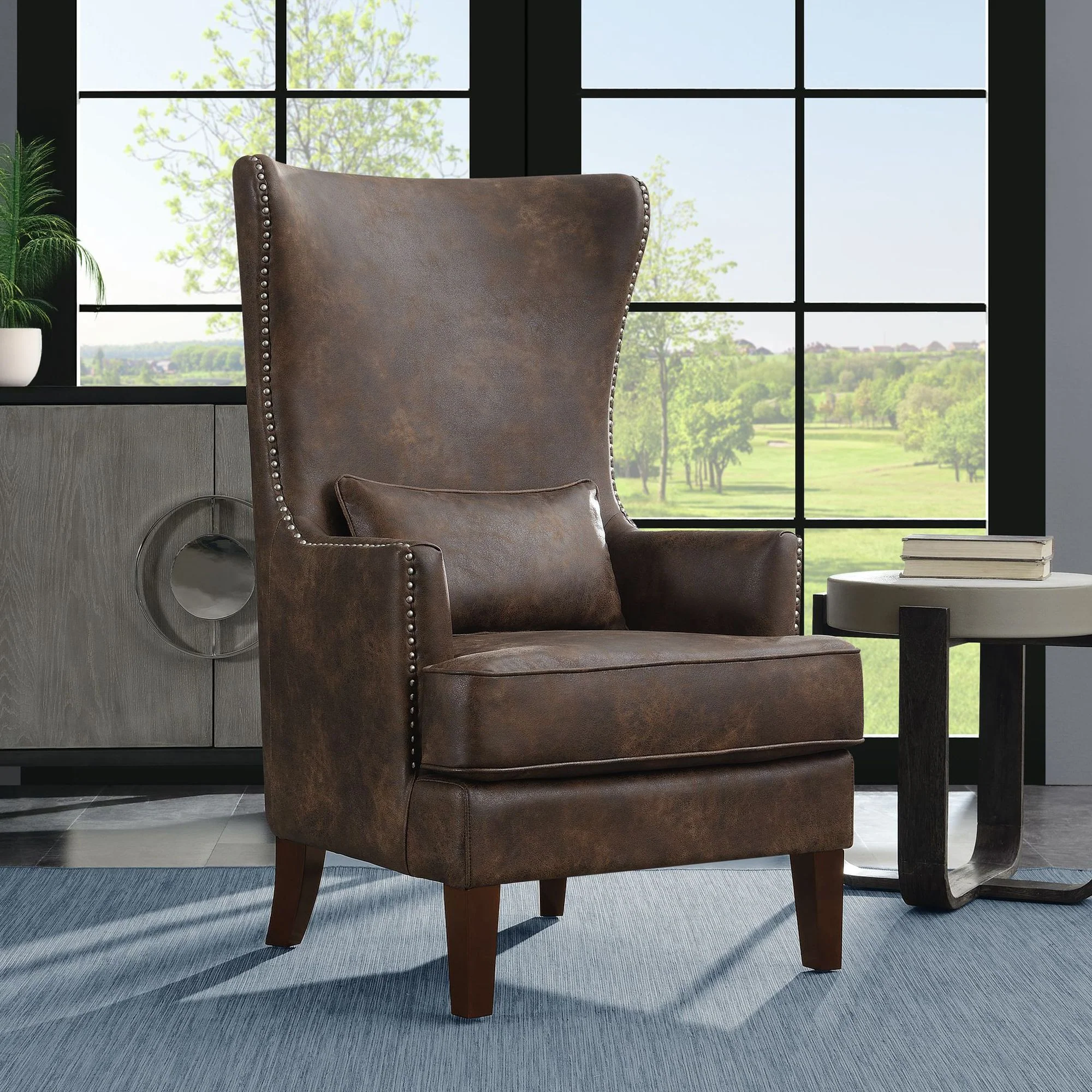 Kori - (724) Chair With Chrome Nails - Sierra Toffee - Image 3