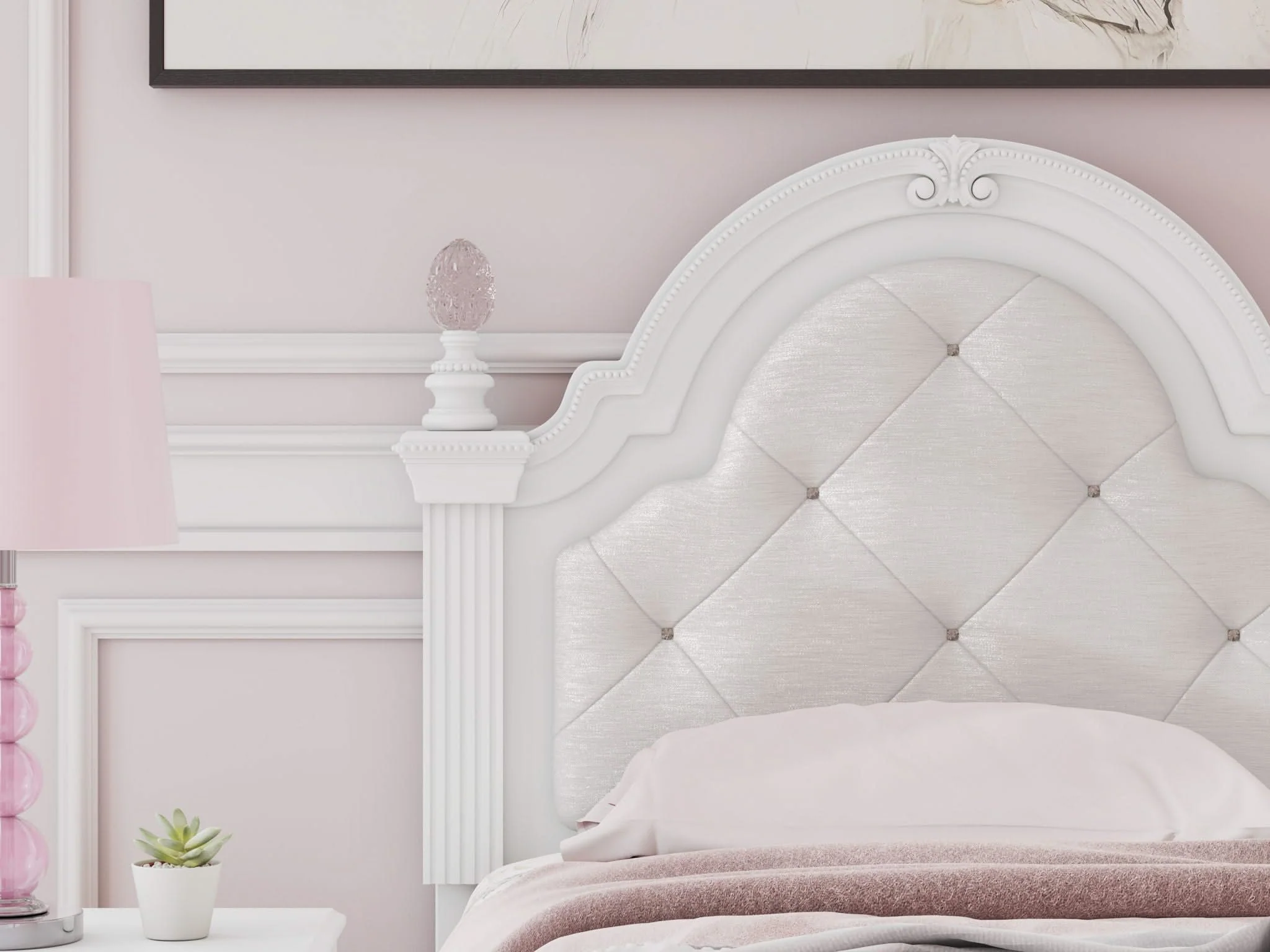 Kozlani - Upholstered Panel Headboard - Image 2
