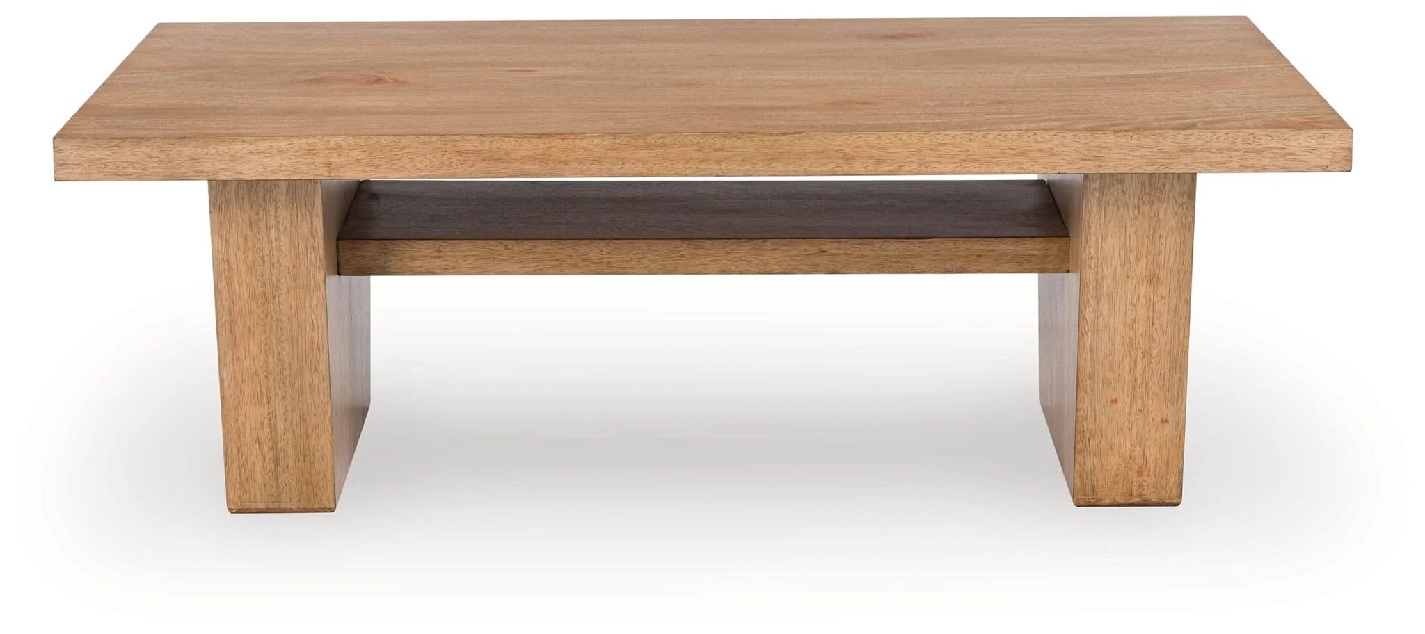 Kristiland - Rectangular Cocktail Table - Light Brown - Image 2