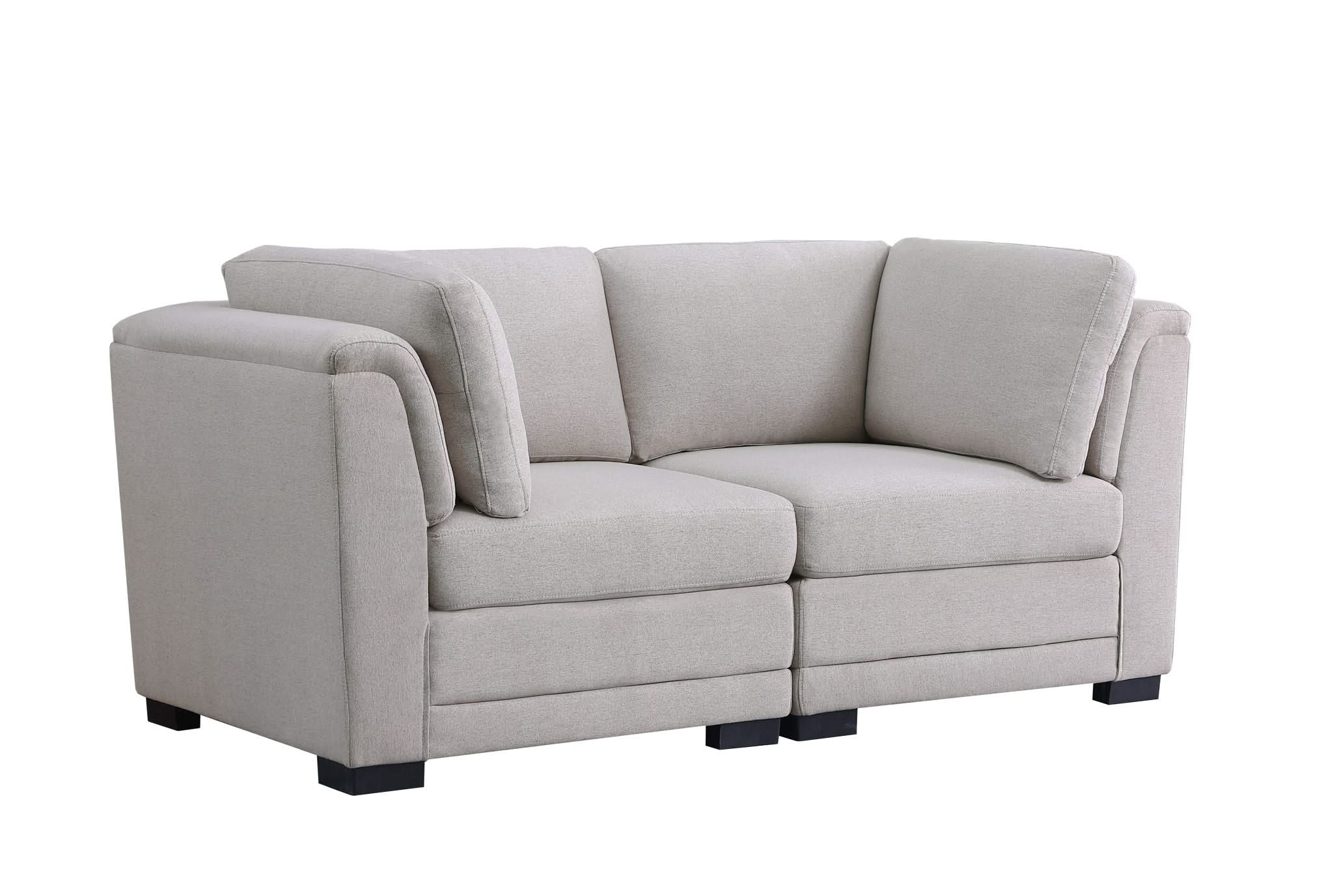 Kristin - Loveseat - Light Gray - Image 4