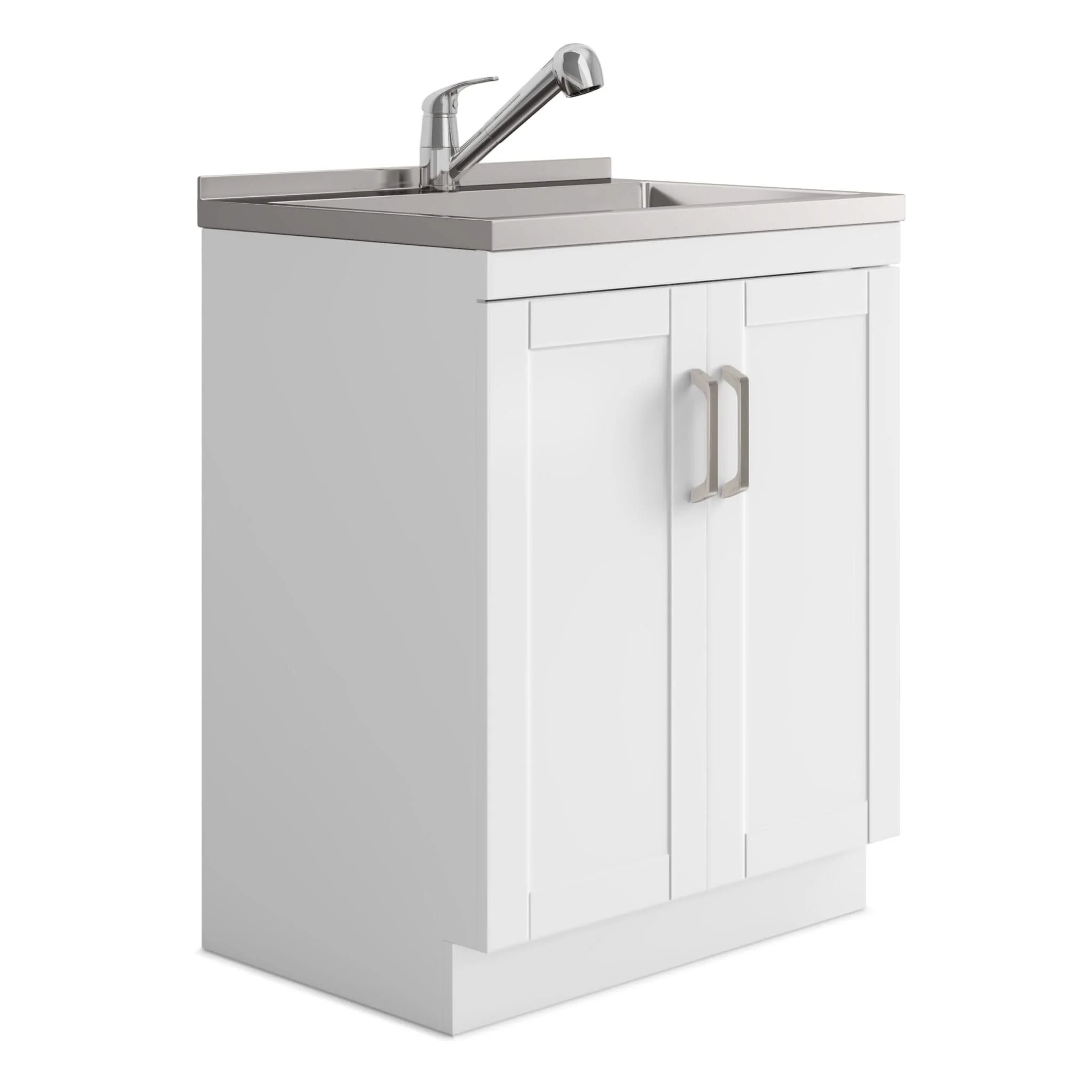 Kyle - Laundry Cabinet & Faucet And Stainless Steel Sink - Image 9