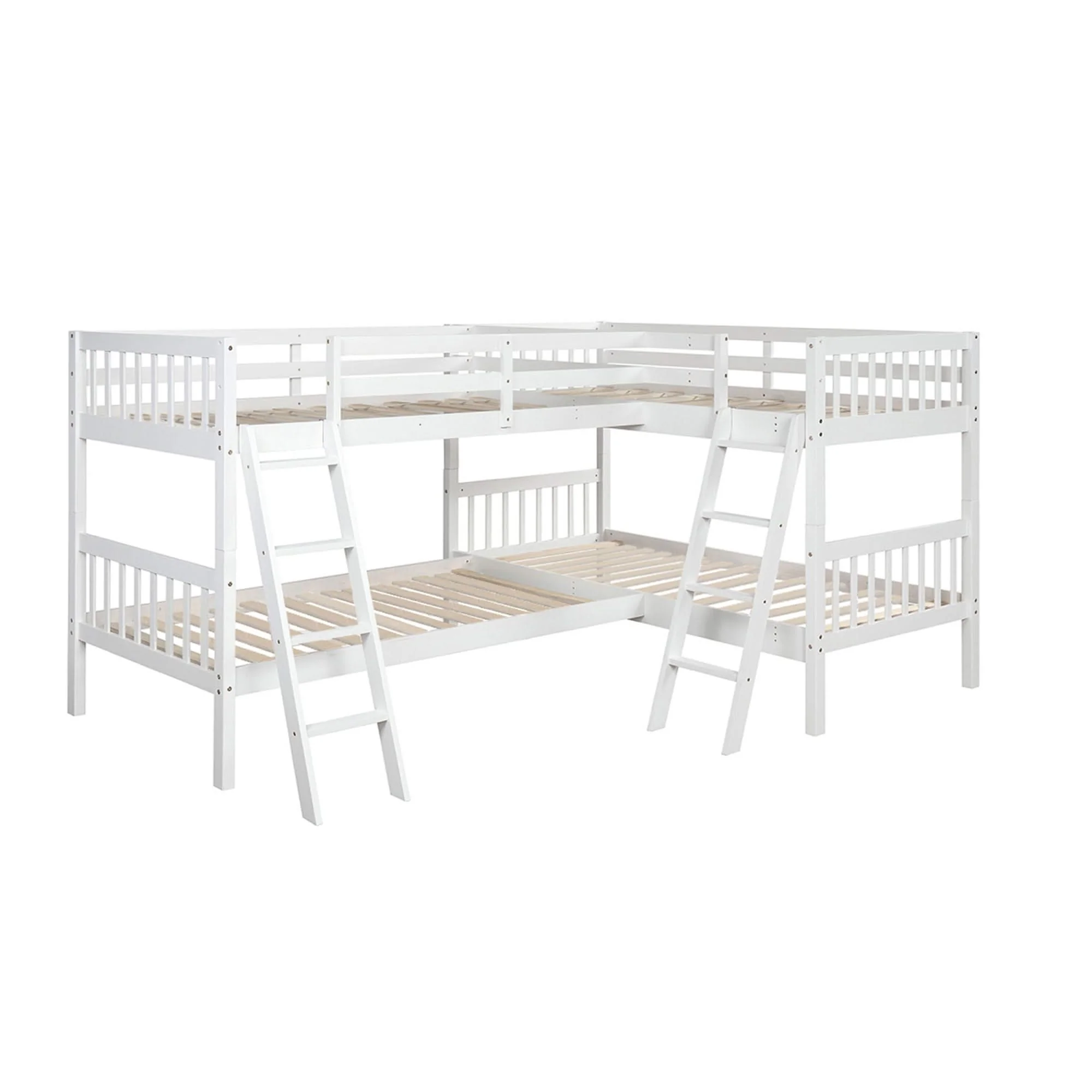 L Shaped Bunk Bed With Ladder - Image 8