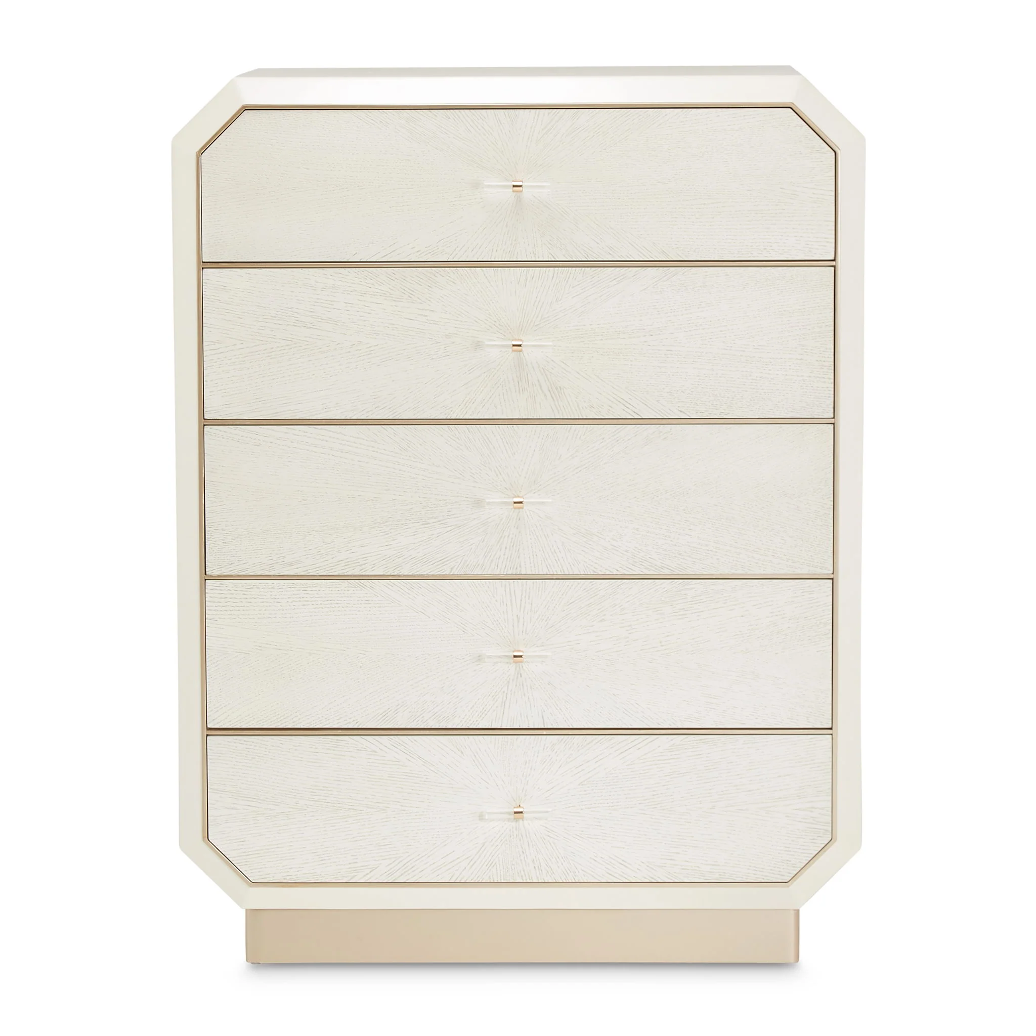 La Rachelle - 5-Drawer Chest - Champagne - Image 2