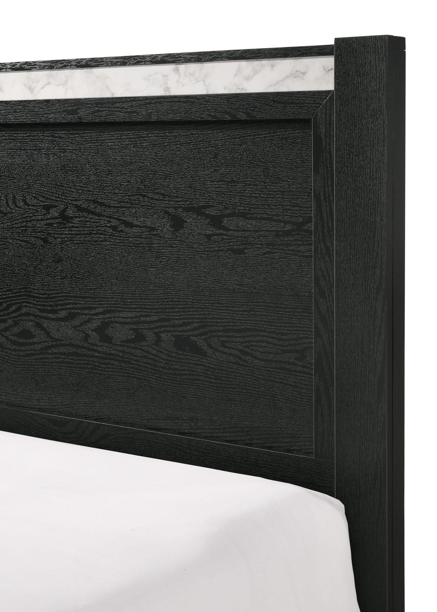 Lamar - King 5 Piece Bedroom Set - Black - Image 2