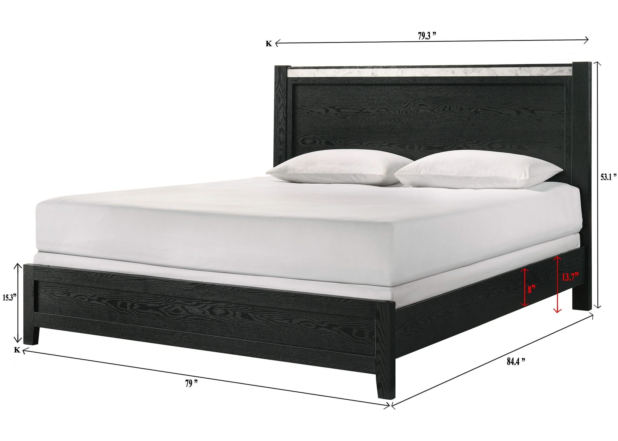 Lamar - King Bed - Black - Image 3