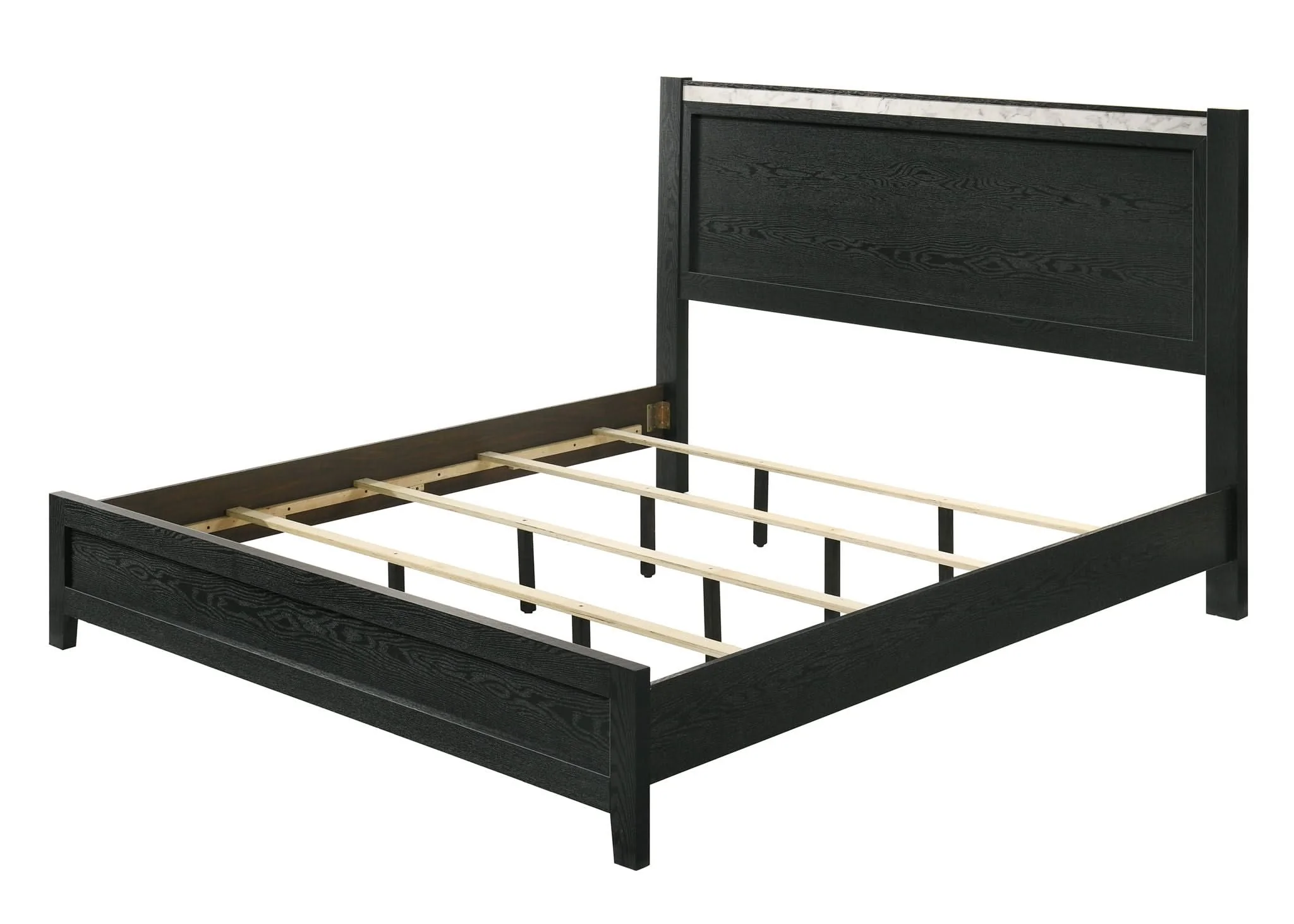 Lamar - Queen 4 Piece Bedroom Set - Black - Image 4