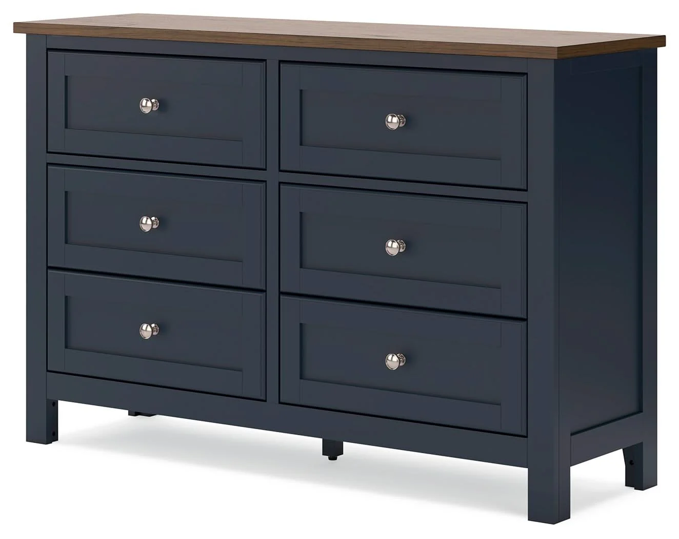 Landocken - Dresser - Brown / Blue - Image 2