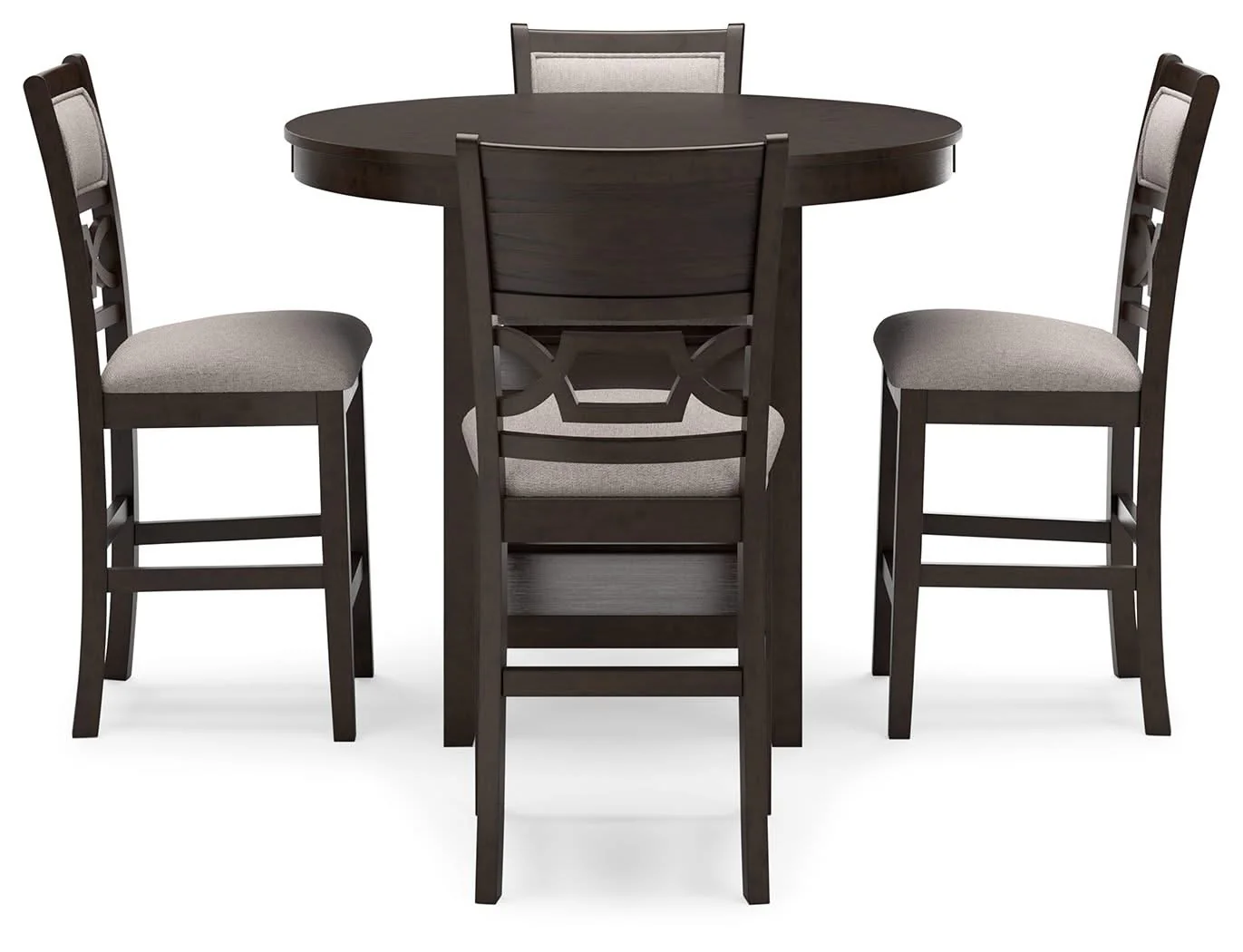 Langwest - Dining Room Counter Table Set (Set of 5) - Brown - Image 3