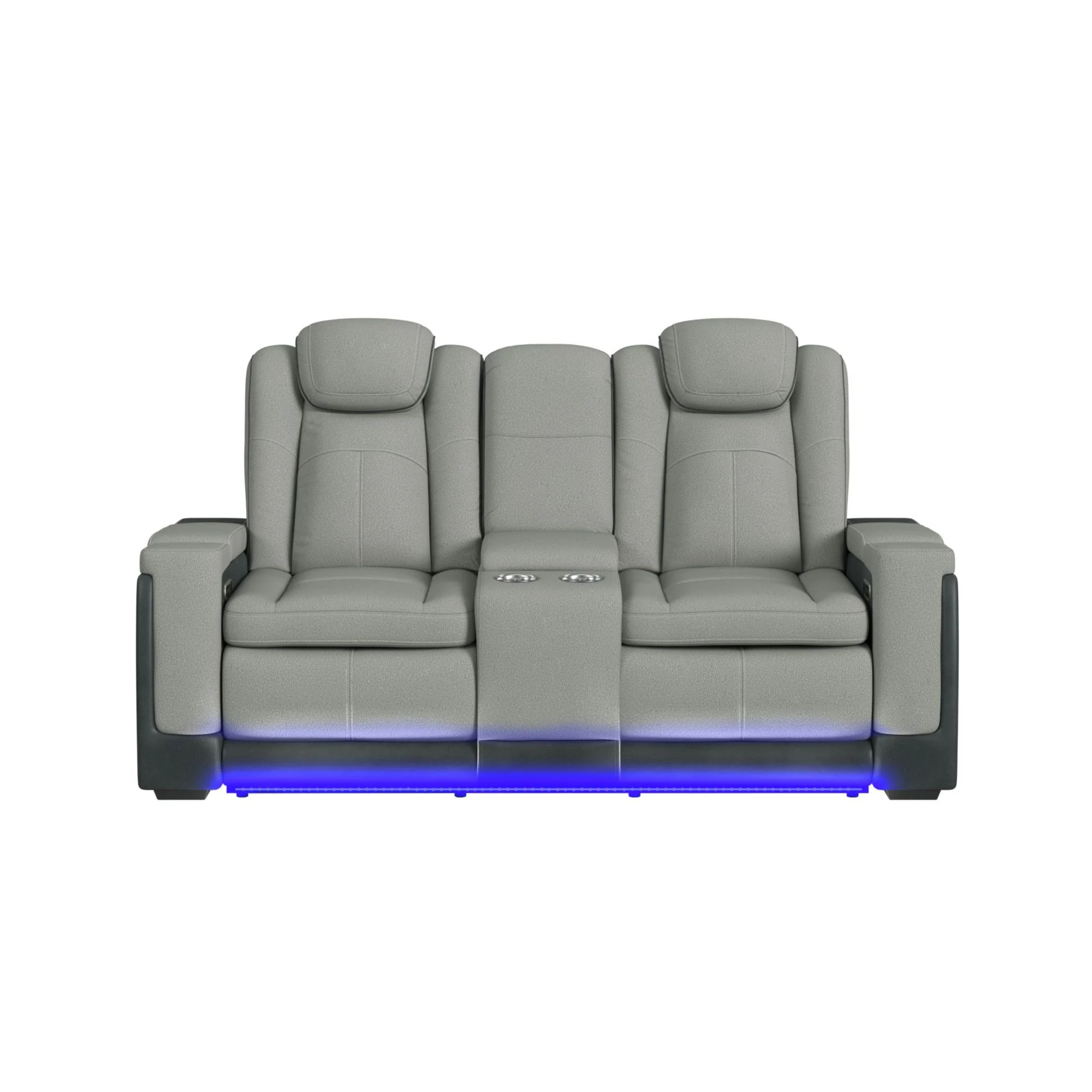 Lantana - Power Motion Loveseat With Power Headrest, LED, And Console - Image 3