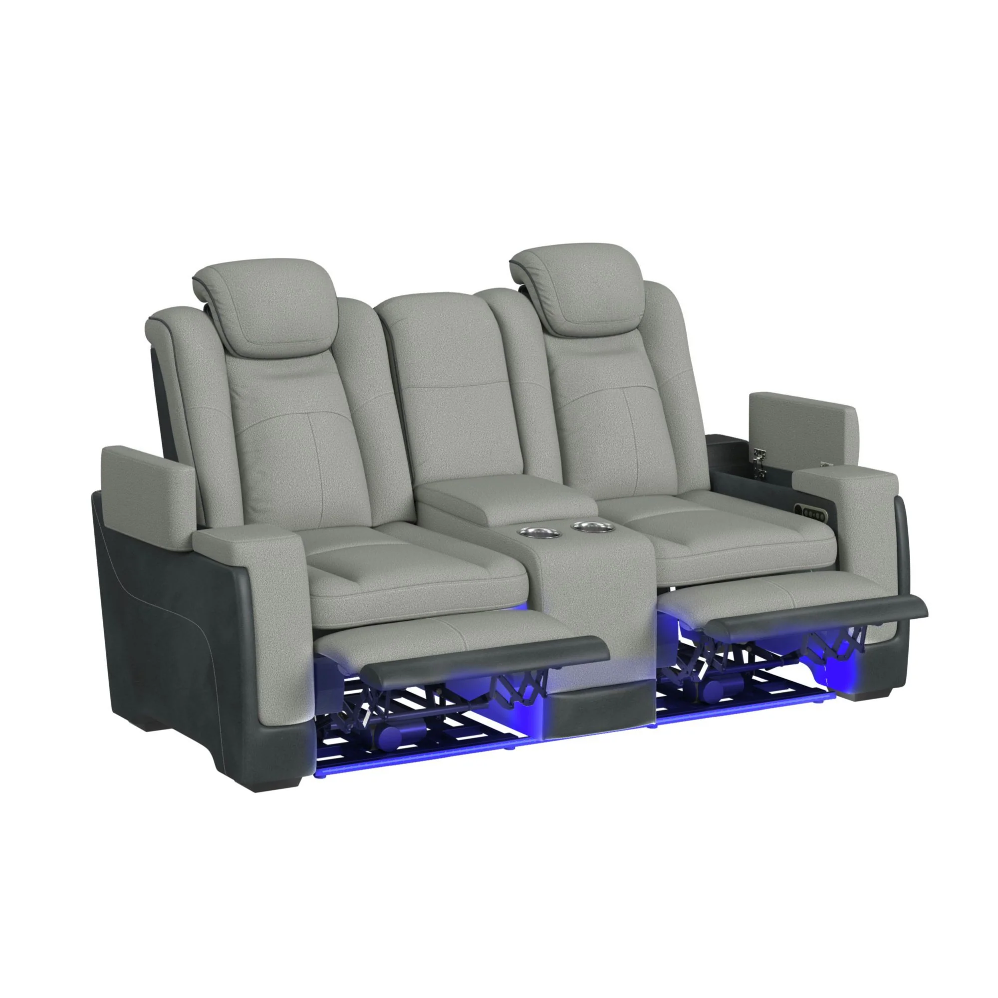 Lantana - Power Motion Loveseat With Power Headrest, LED, And Console - Image 5