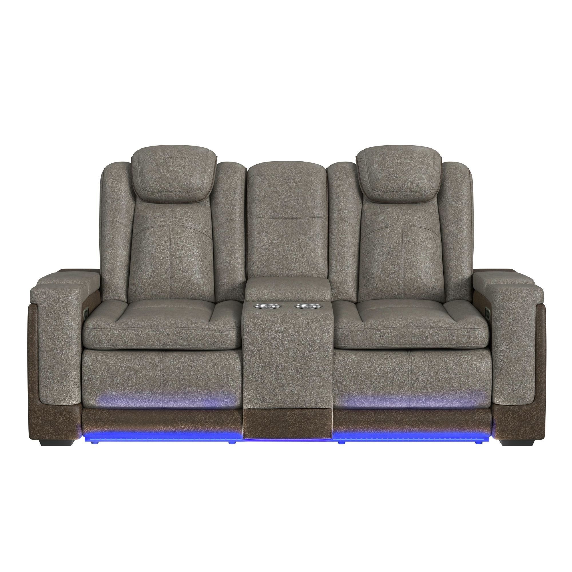Lantana - Power Motion Loveseat With Power Headrest, LED, And Console - Image 6