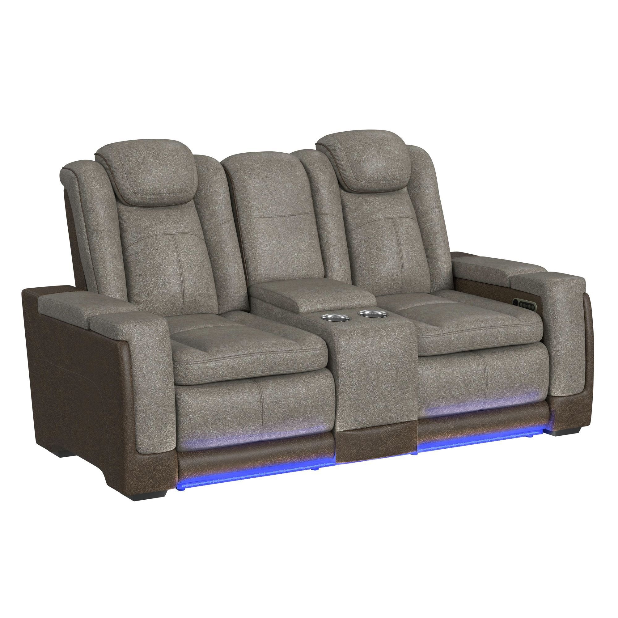 Lantana - Power Motion Loveseat With Power Headrest, LED, And Console - Image 7