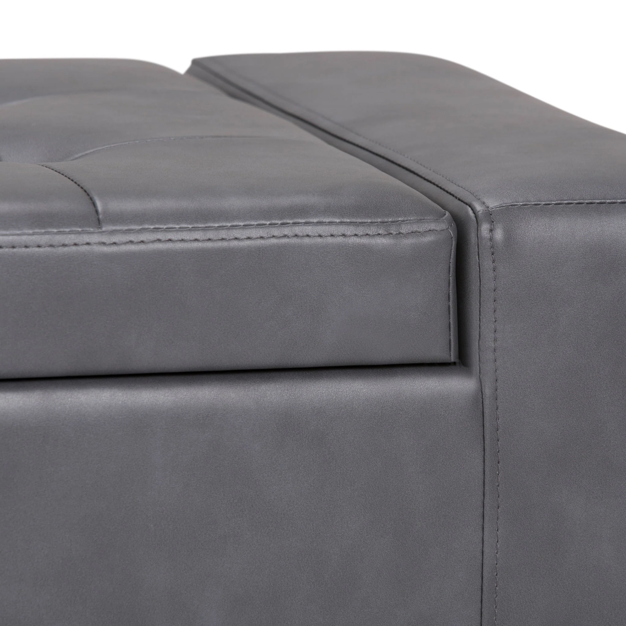 Laredo - Contemporary Large Storage Ottoman - Image 4
