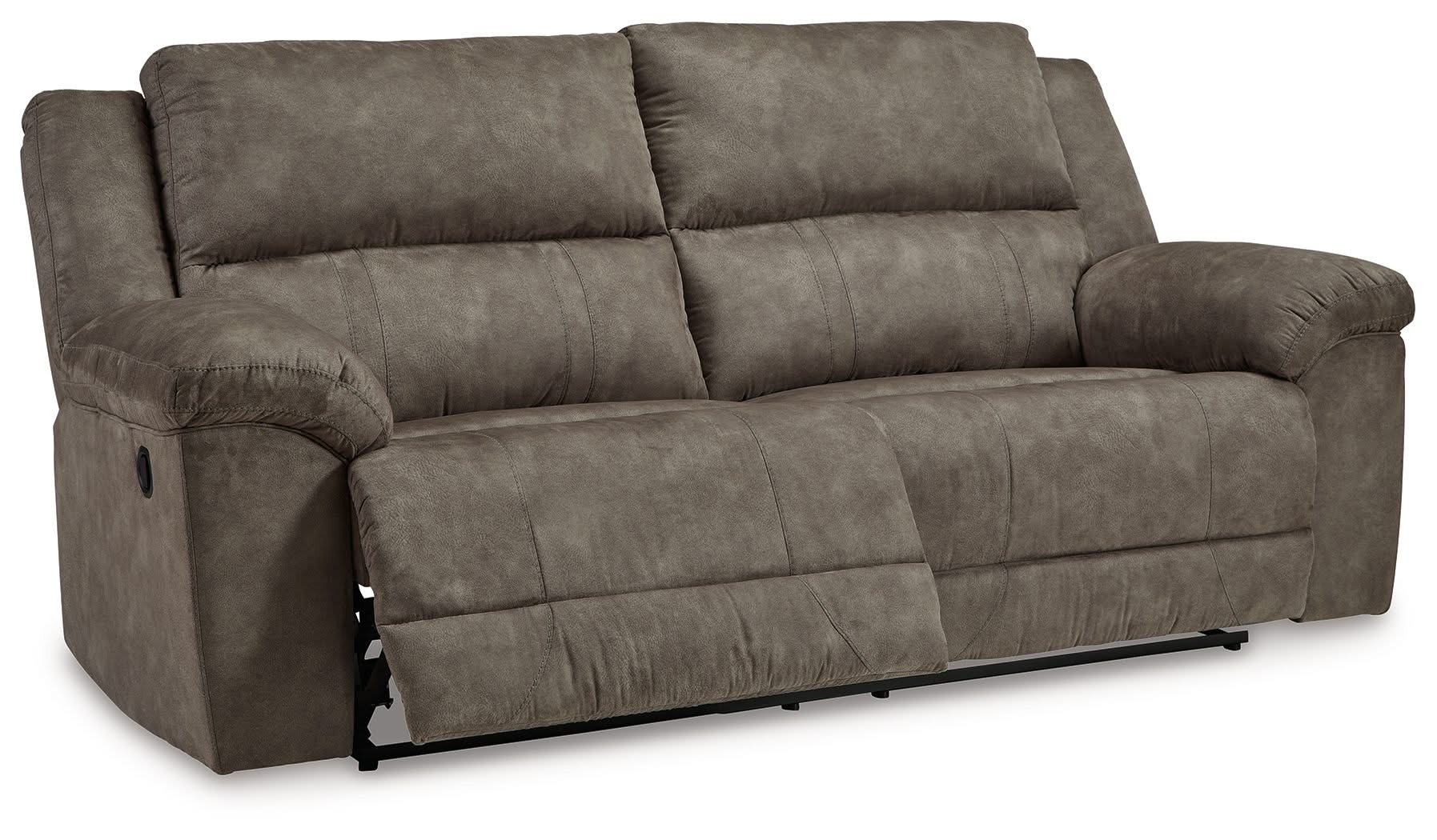 Laresview - 2 Seat Reclining Sofa - Fossil - Image 3