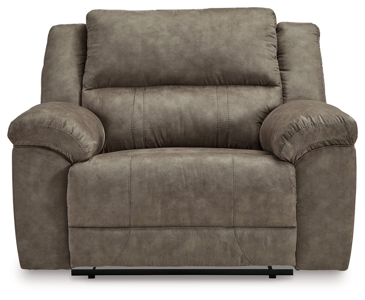 Laresview - Zero Wall Wide Seat Recliner - Fossil - Image 2