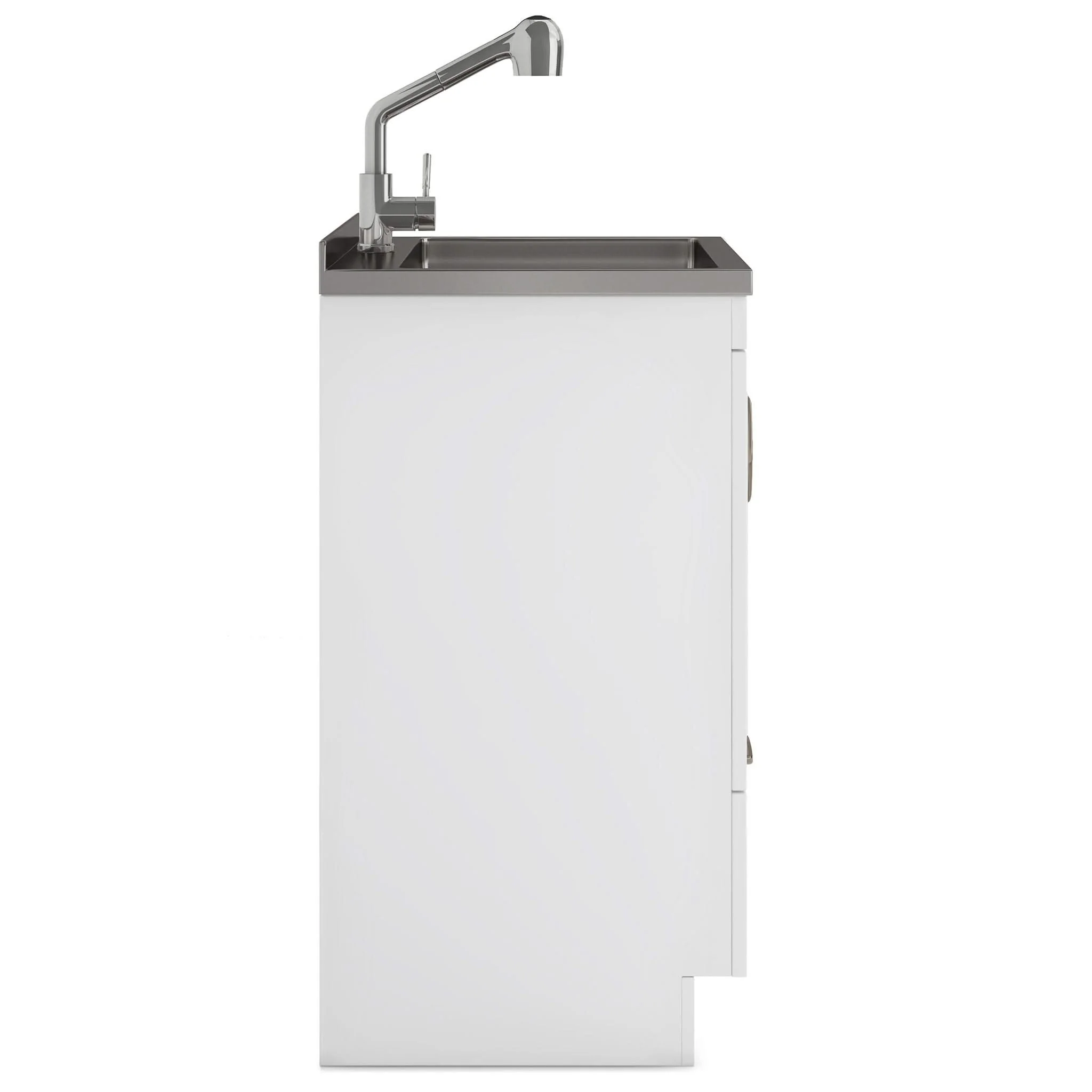 Cardinal - Laundry Cabinet With Faucet And Sink - White - Image 4