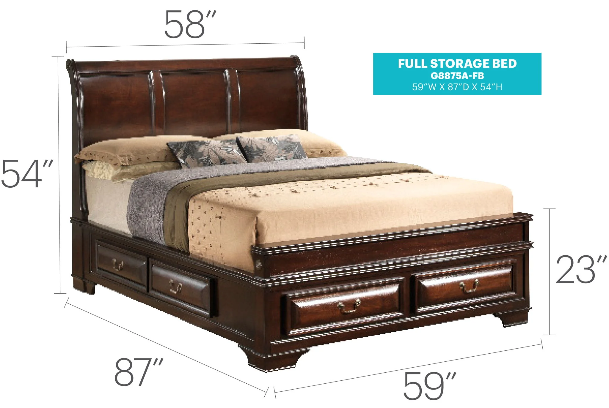 LaVita - Storage Bed - Image 4