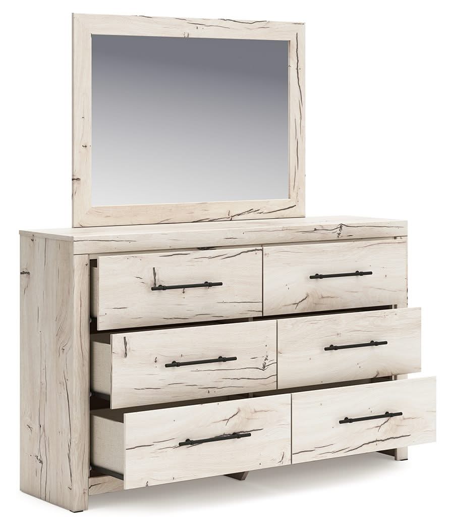 Lawroy - Dresser And Mirror - Light Natural - Image 2