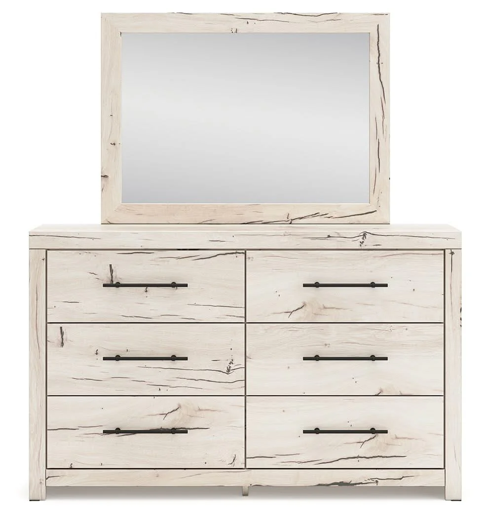 Lawroy - Dresser And Mirror - Light Natural - Image 3